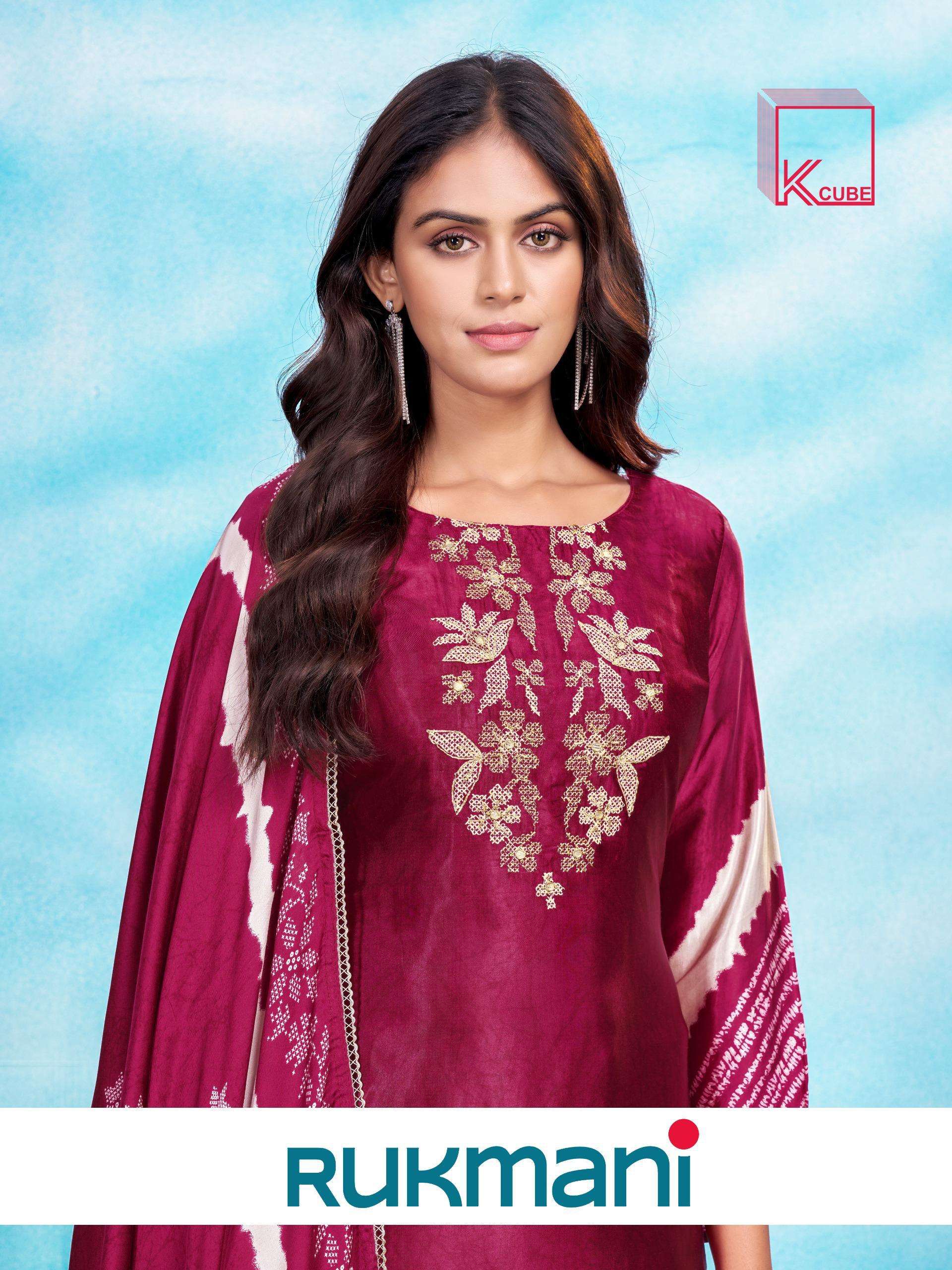 RUKMANI 2009 by K CUBE  Suit collection manufacturers surat 