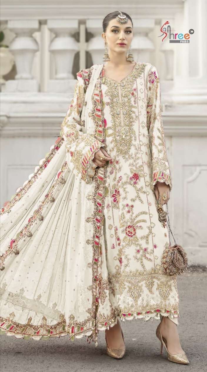 S F 5504 A by SHREE FAB Suit collection manufacturers surat 