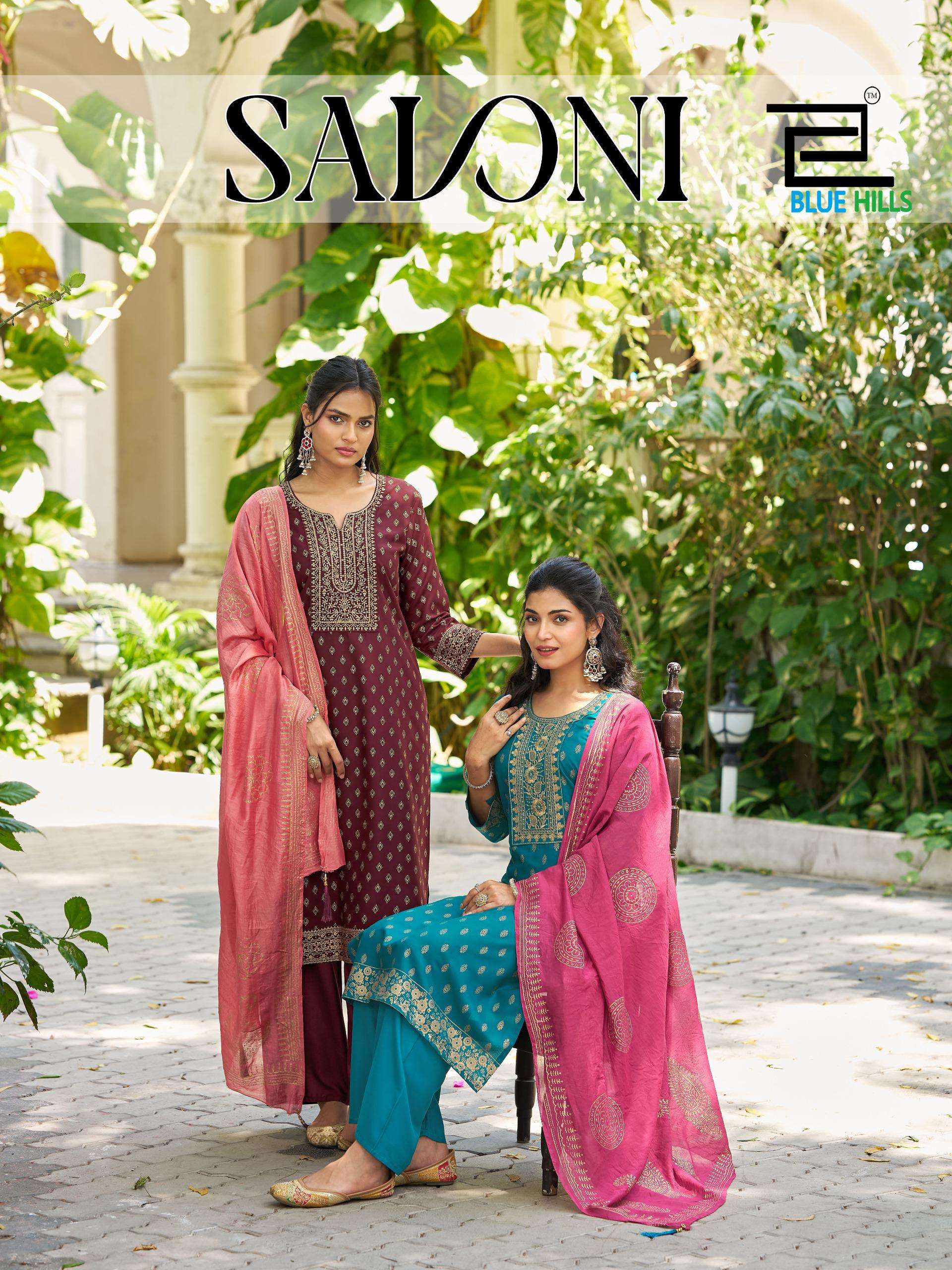 SALONI by Blue Hills kurti collection manufacturers surat 