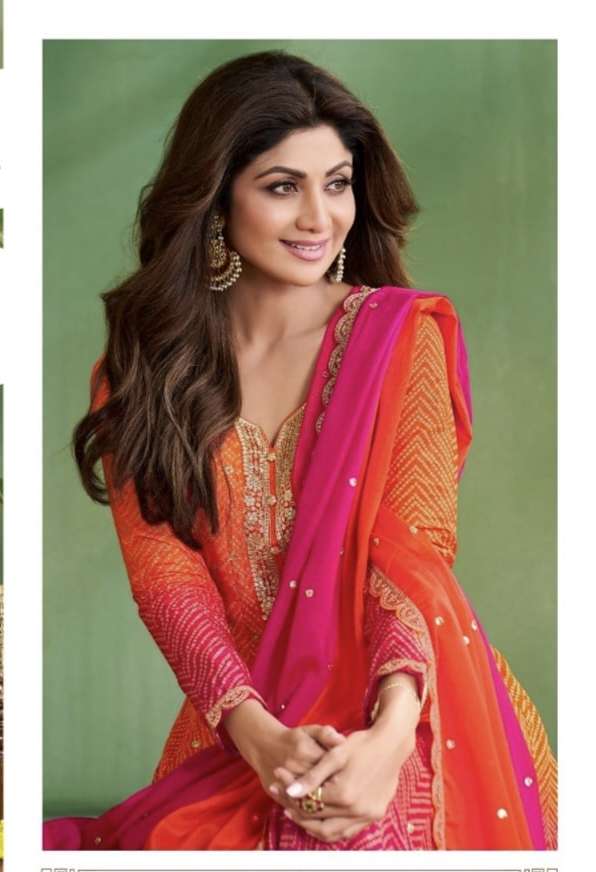 SHADING ANARKALI kurti collection manufacturers surat 