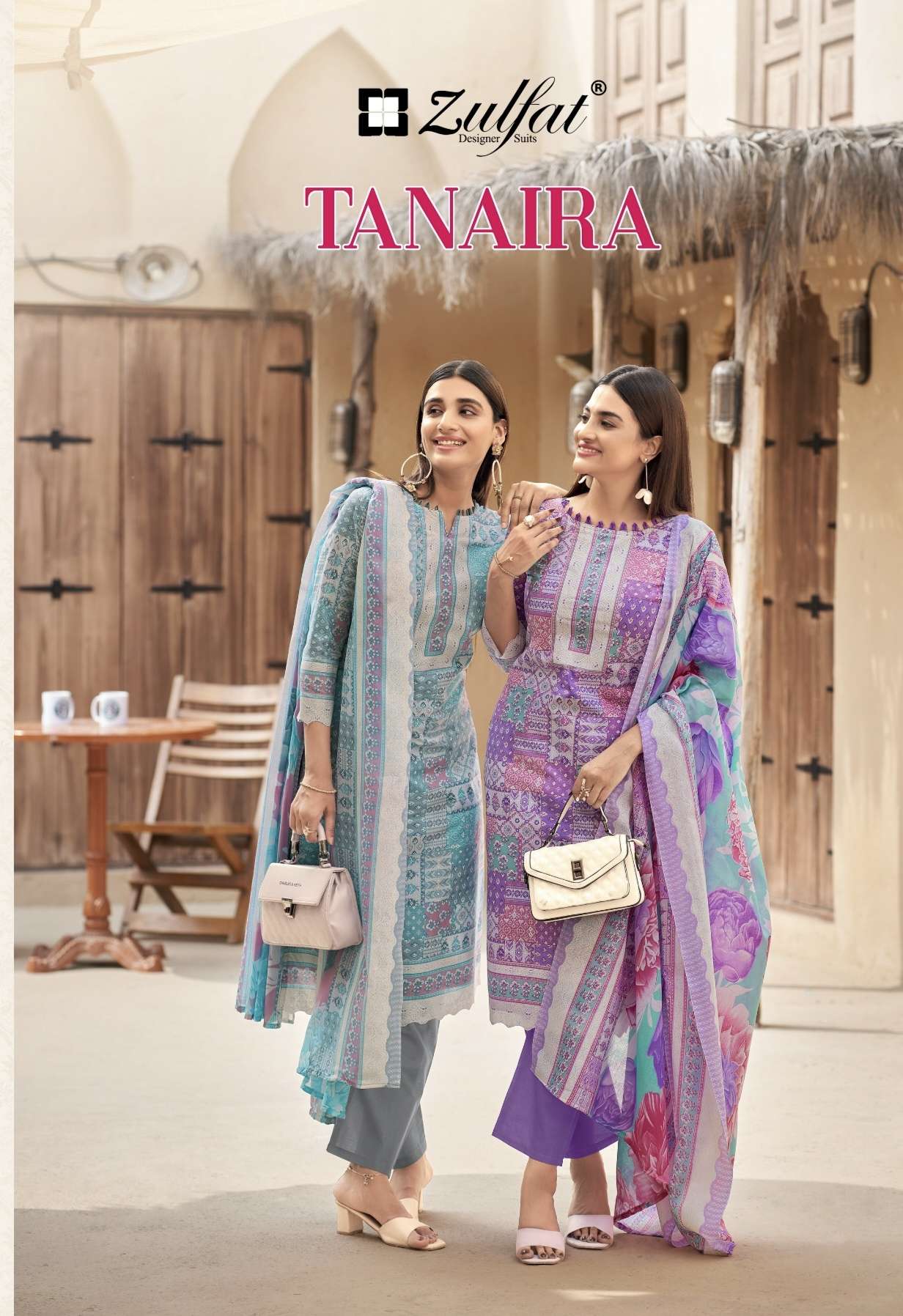 TANAIRA by Zulfat Designer Suit collection manufacturers surat