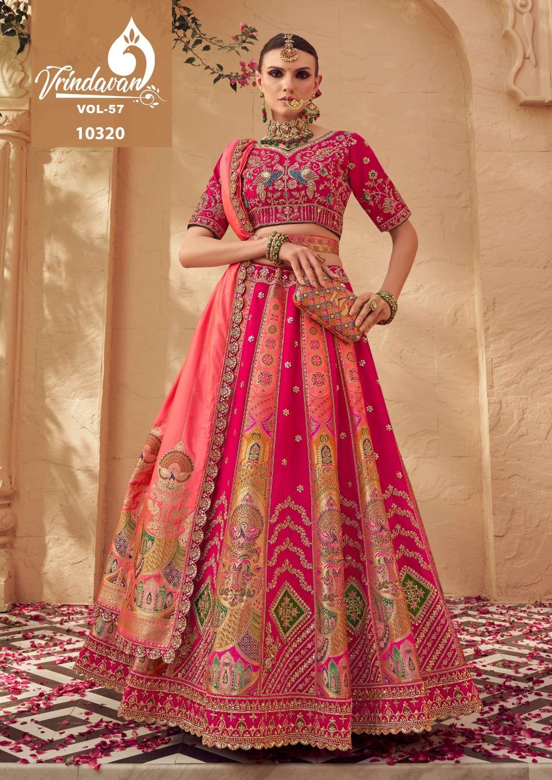VRINDAVAN VOL 57 Series 10320 To 10325 NX by Royal lehenga choli collection manufacturers surat 