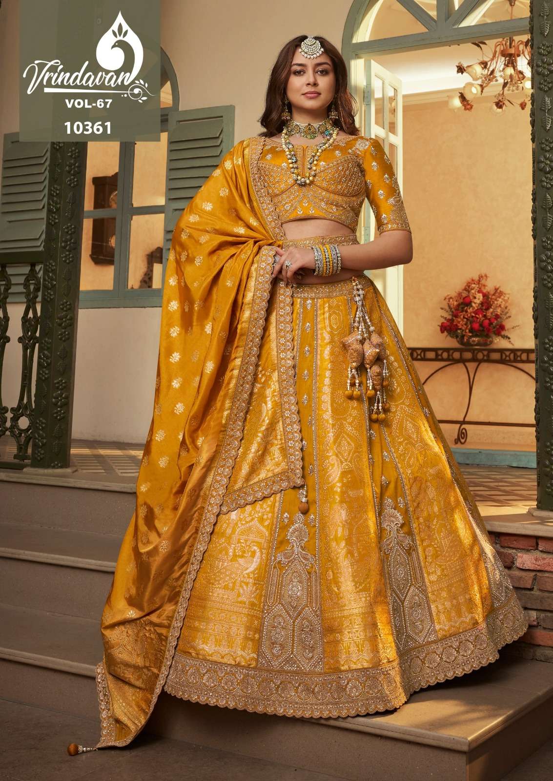 VRINDAVAN VOL 67 SERIES 10359 TO 10364 nx By ROYAL lehenga choli collection manufacturers surat
