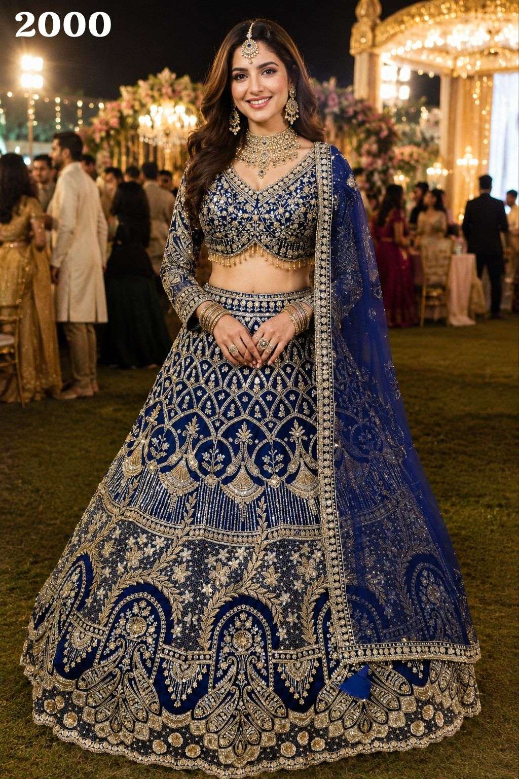 BEADS LEHENGHA by MRUDANGI lehenga choli collection manufacturers surat 