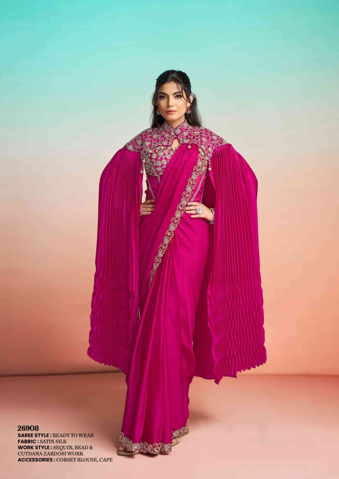 BELLE VOL 02A by MAHOTSAV saree Collection manufacturer surat 