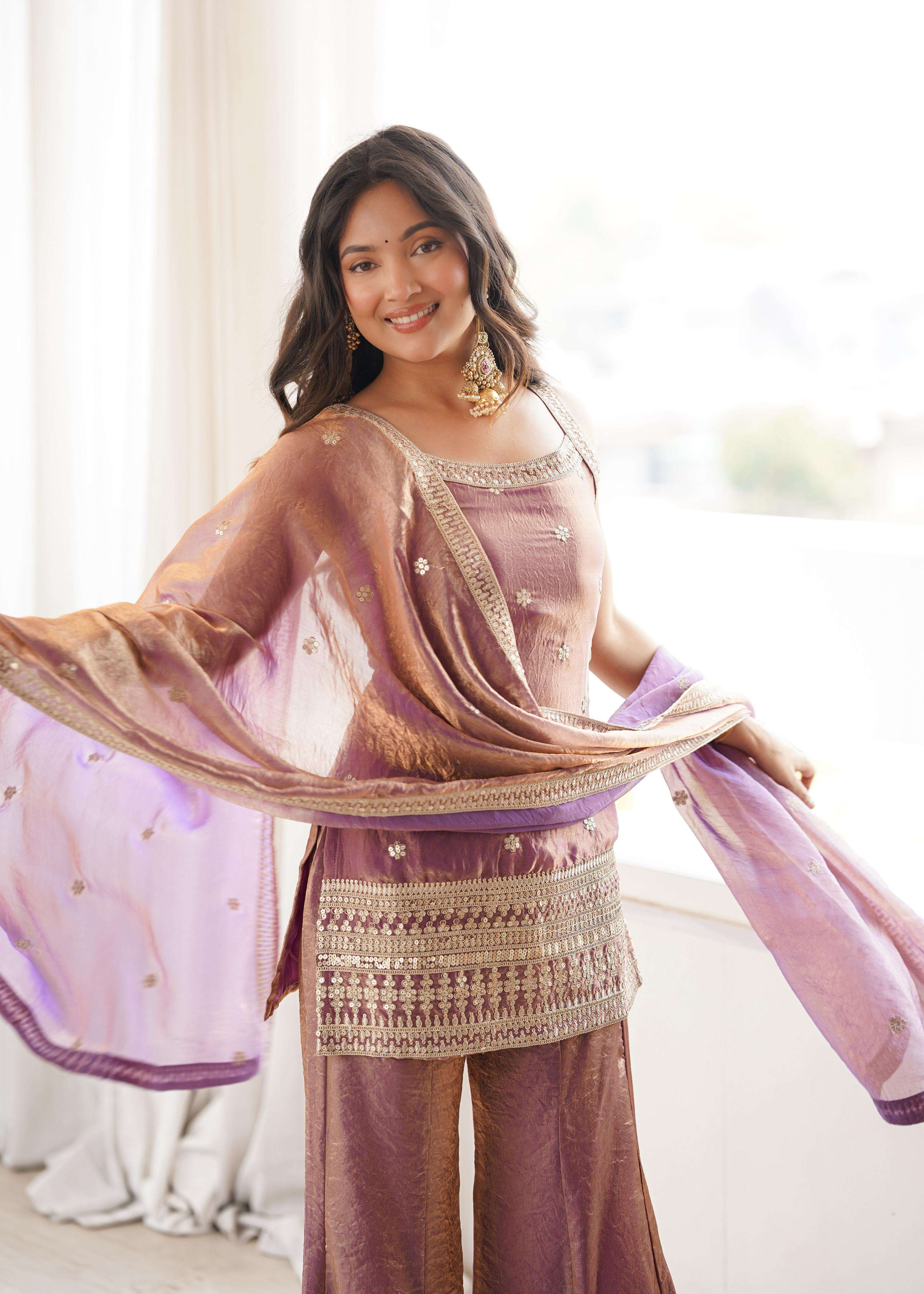 BK 302 SEAGREEN DUSTY PINK kurti collection manufacturers surat 