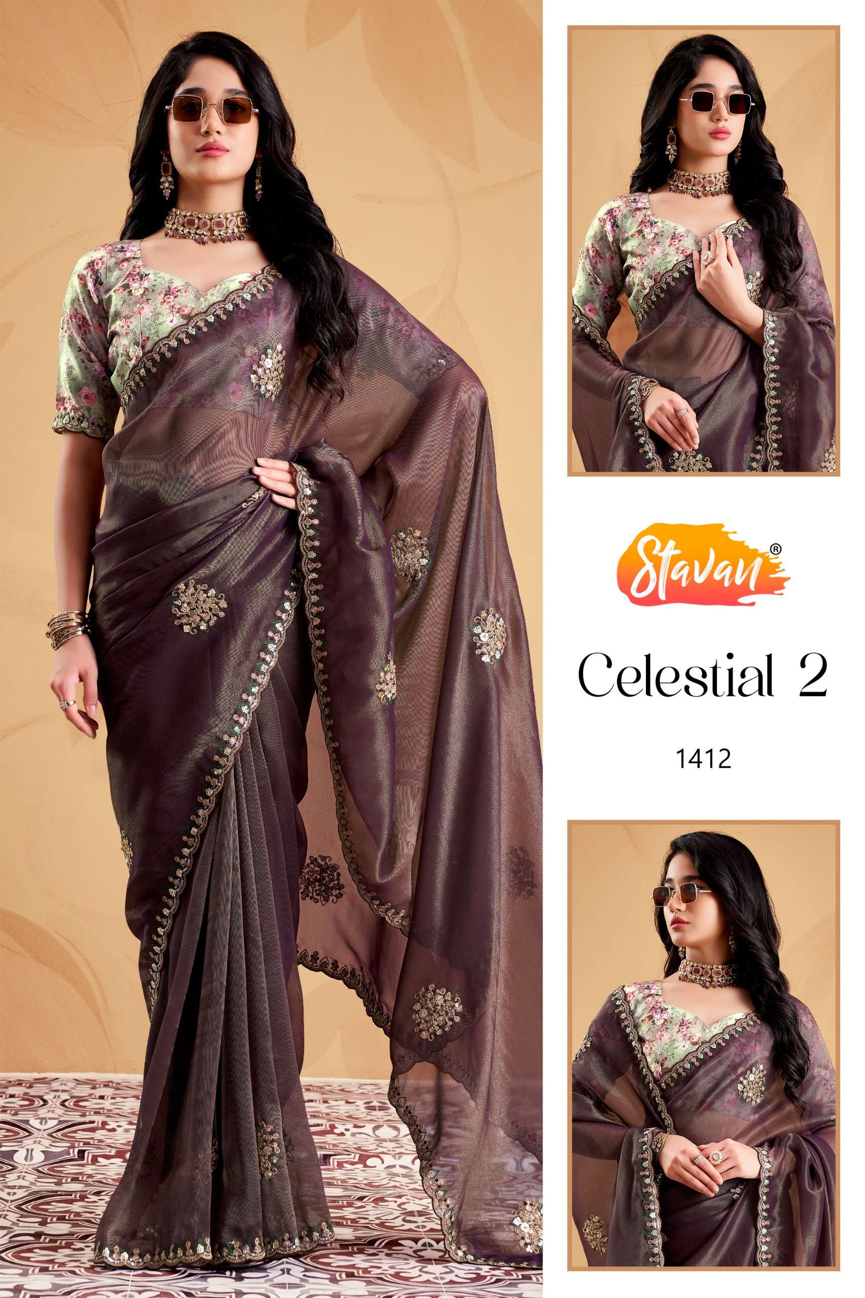 CELESTIAL 2 by STAVAN saree Collection manufacturer surat 