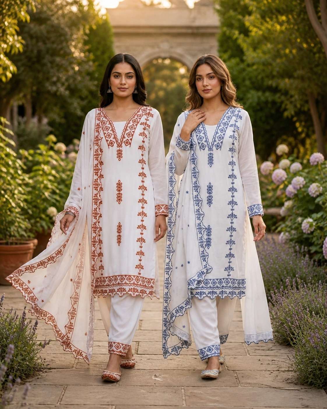 Code LW 9338 TOP BOTTOM DUPATTA kurti collection manufacturers surat 