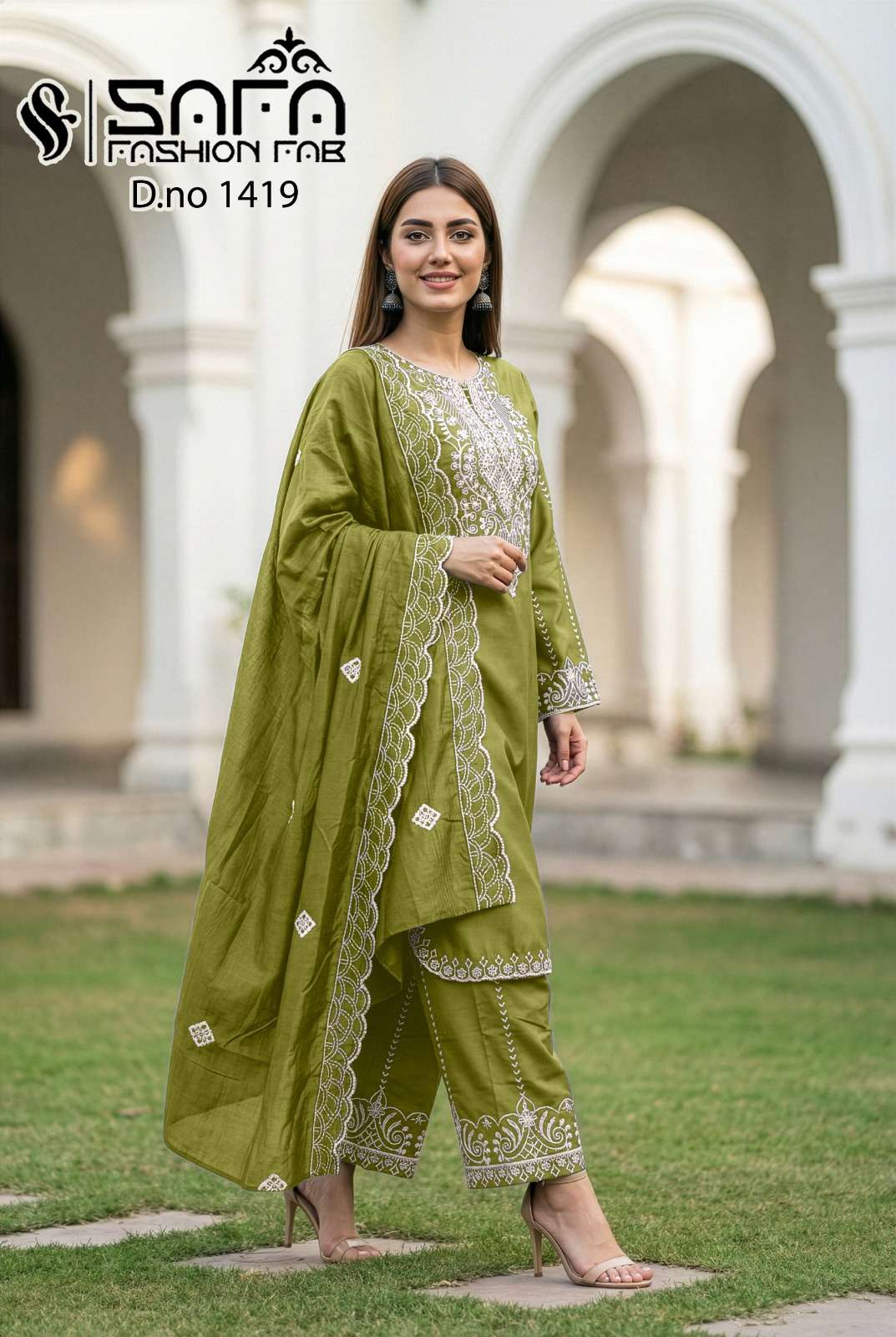 D no 1419 kurti collection manufacturers surat 