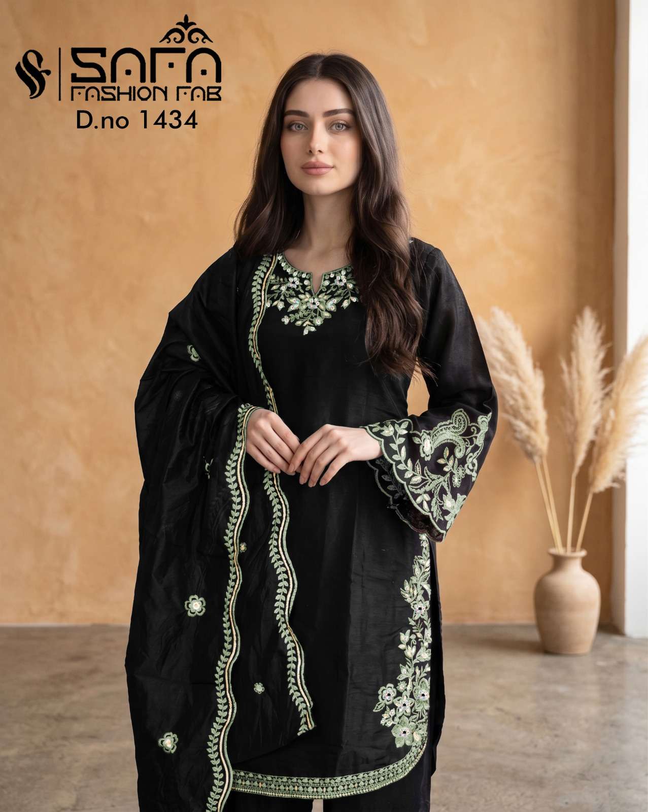 D no 1434 by safa fashion kurti collection manufacturers surat 