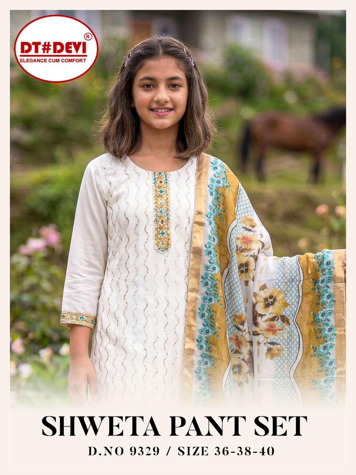D NO 9329 SHWETA kurti collection manufacturers surat 