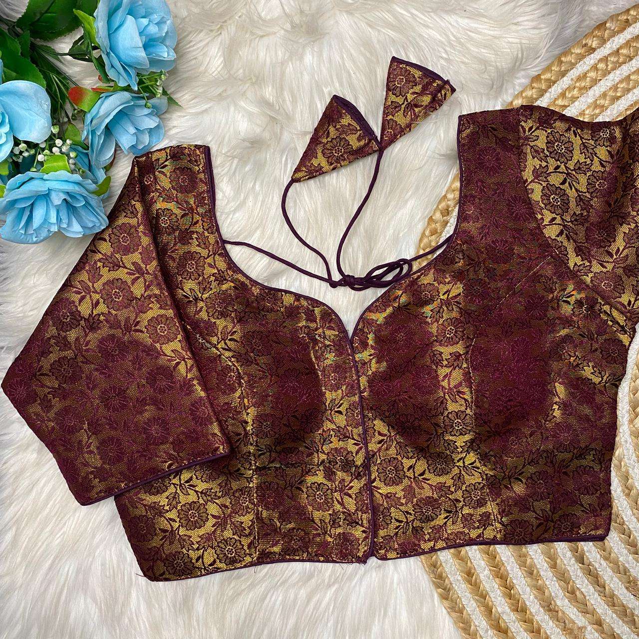 Design LPN Banarasi Silk blouse collection manufacturers surat 
