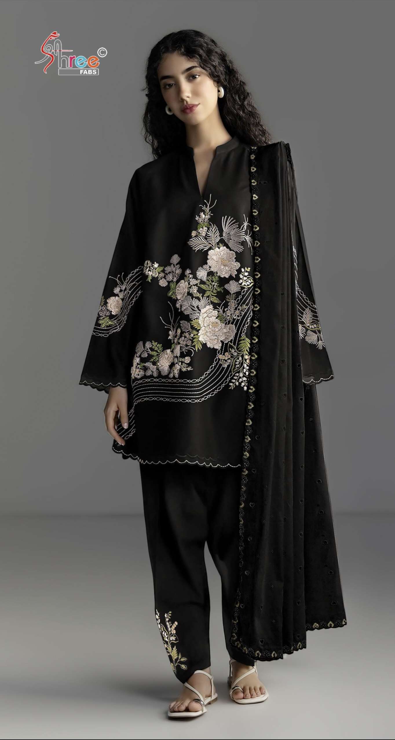 Design no SR 2393 by Shree fab kurti collection manufacturers surat 