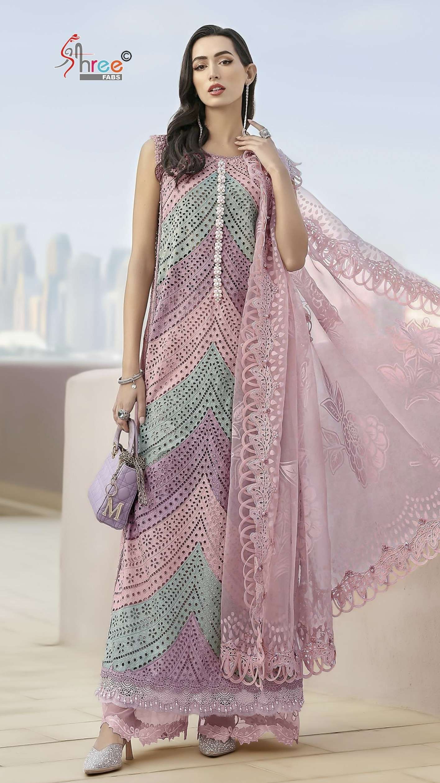Design no SR 2457 by shree fab kurti collection manufacturers surat 