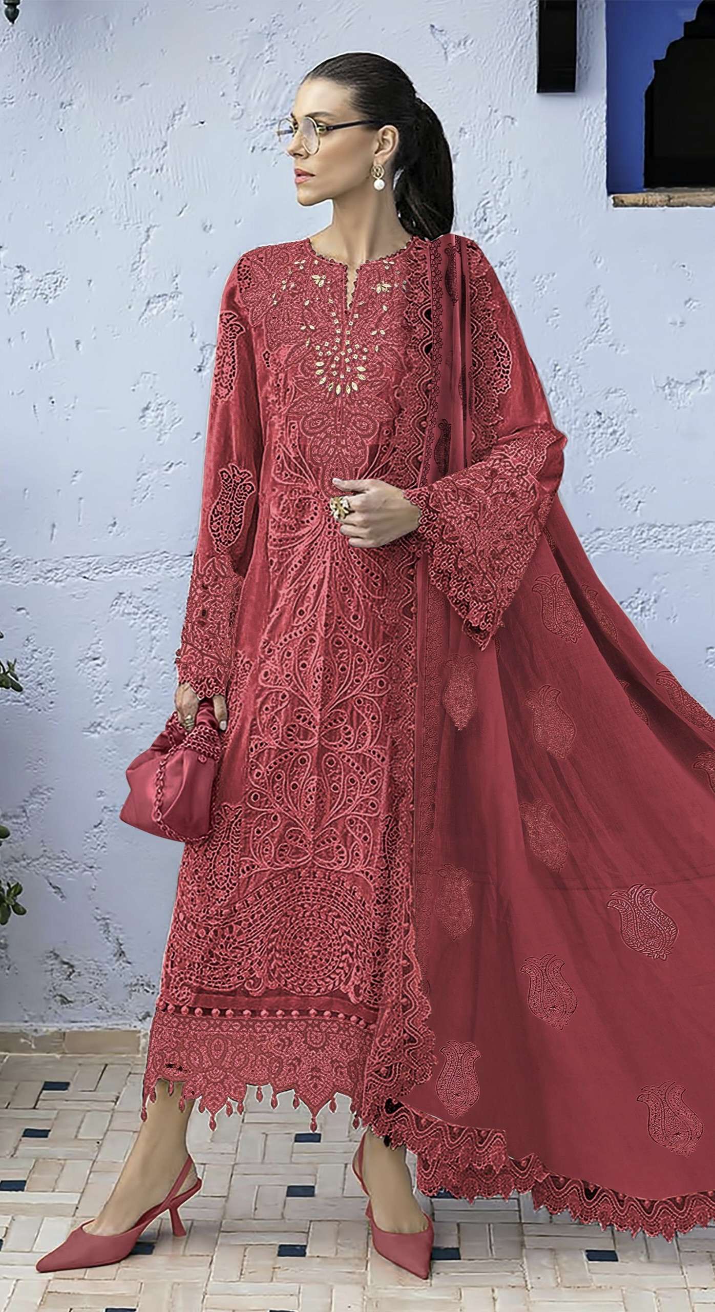 Design no SR 2489 by shree fab Kurti collection manufacturers surat 