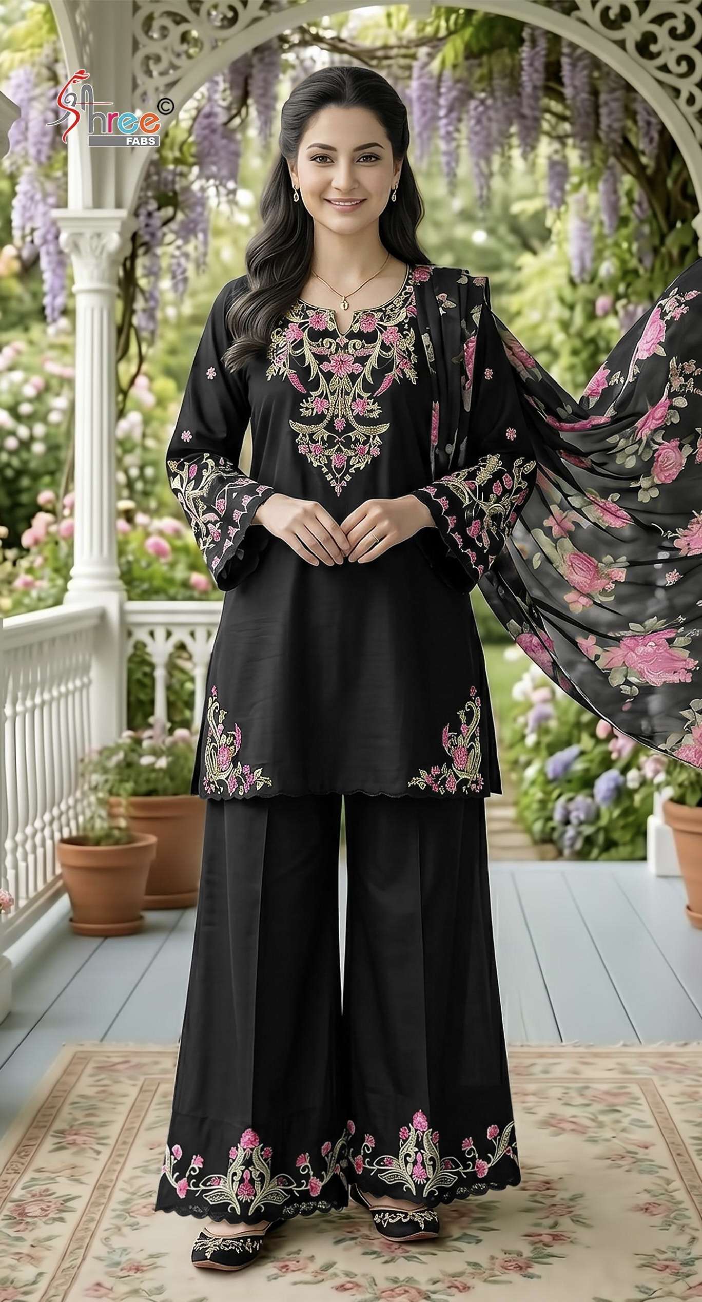 Design no SR 2537 by shree fab Kurti collection manufacturers surat 