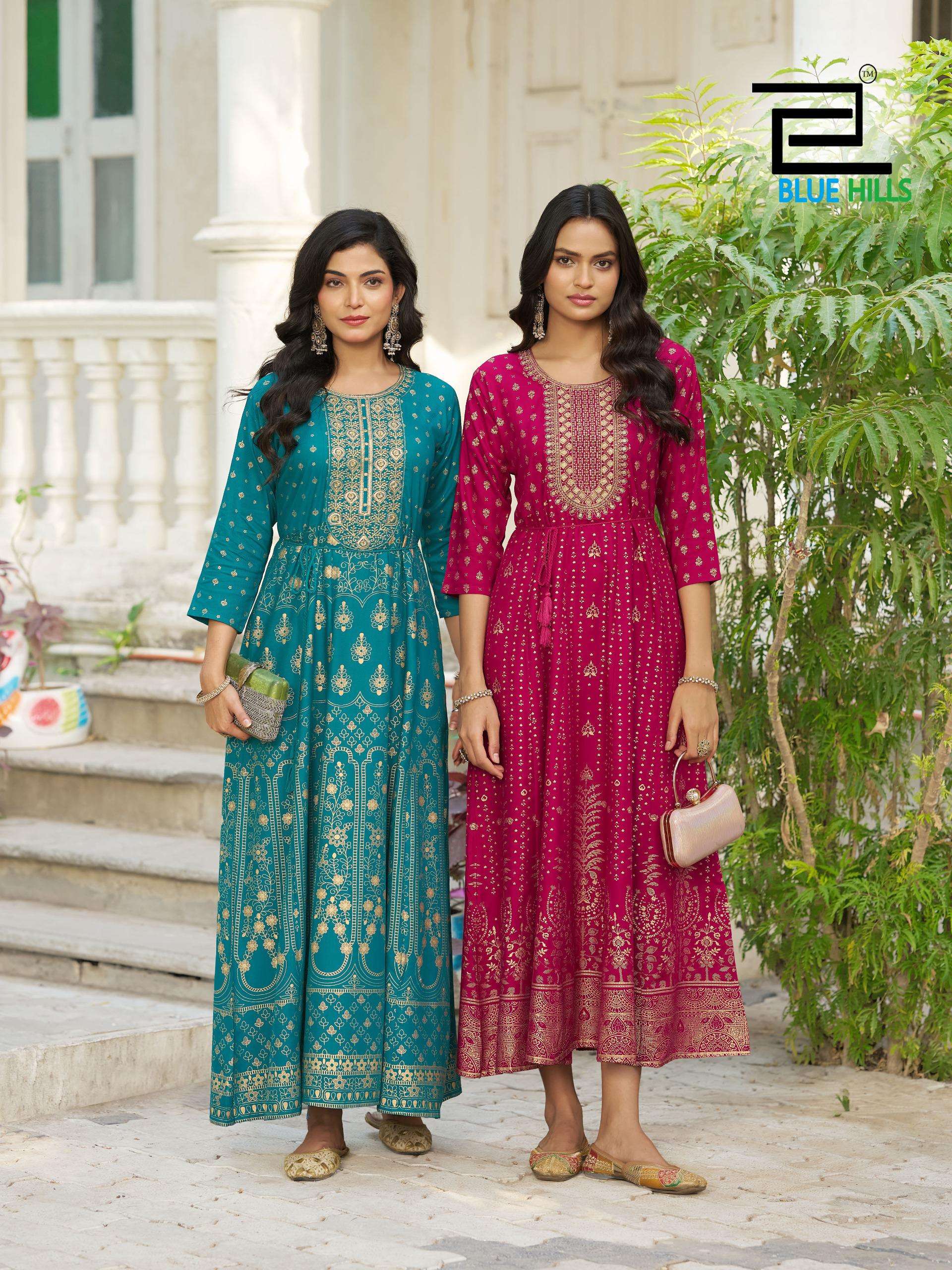 Festival Pro max ultra by BLUE H I LLS kurti collection manufacturers surat 