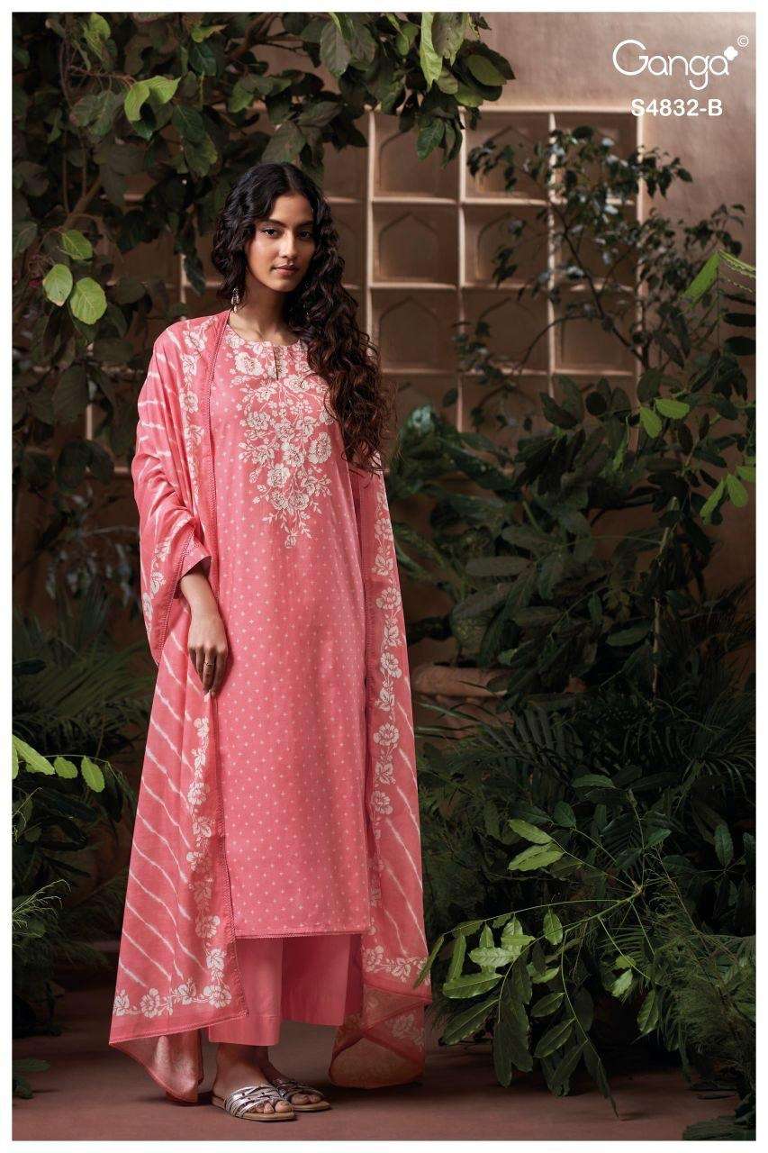 HAVYA 4832 by GANGA Suit collection manufacturers surat 