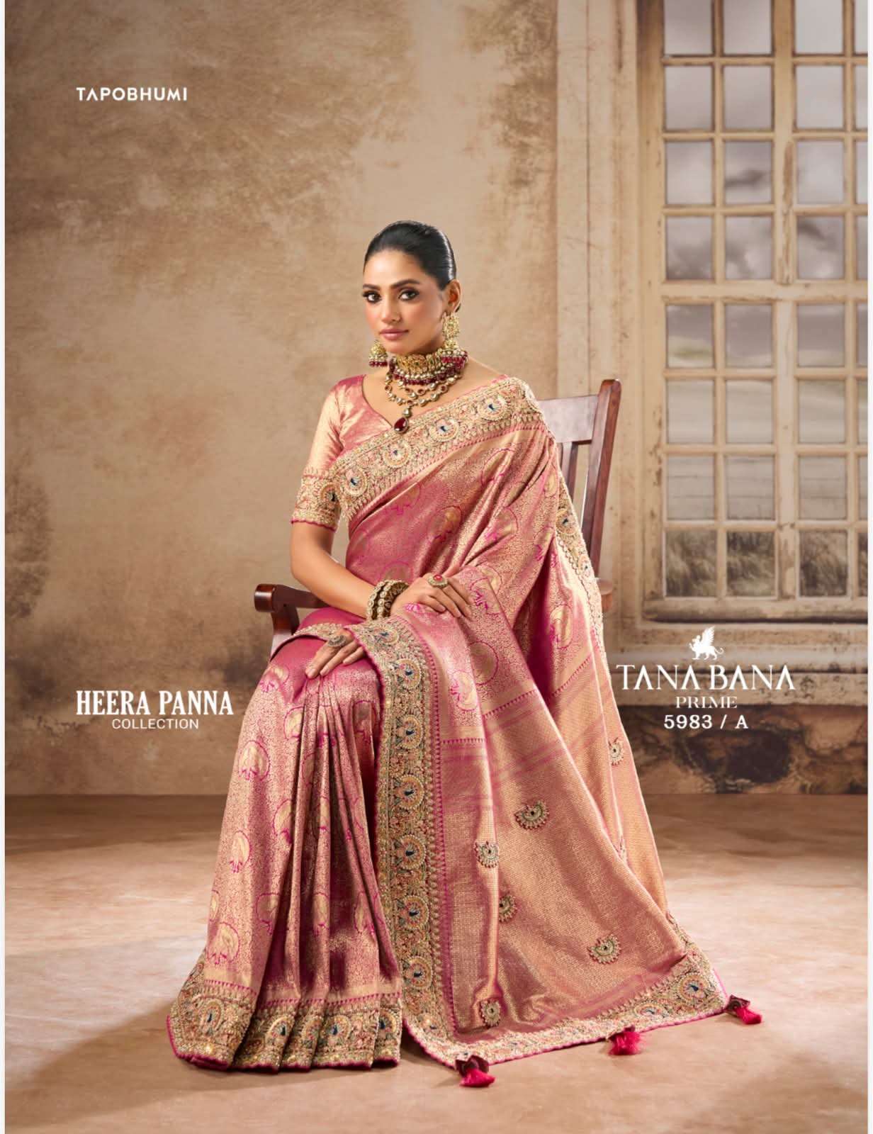 HEERA PANNA by TANA BANA saree Collection manufacturer surat 