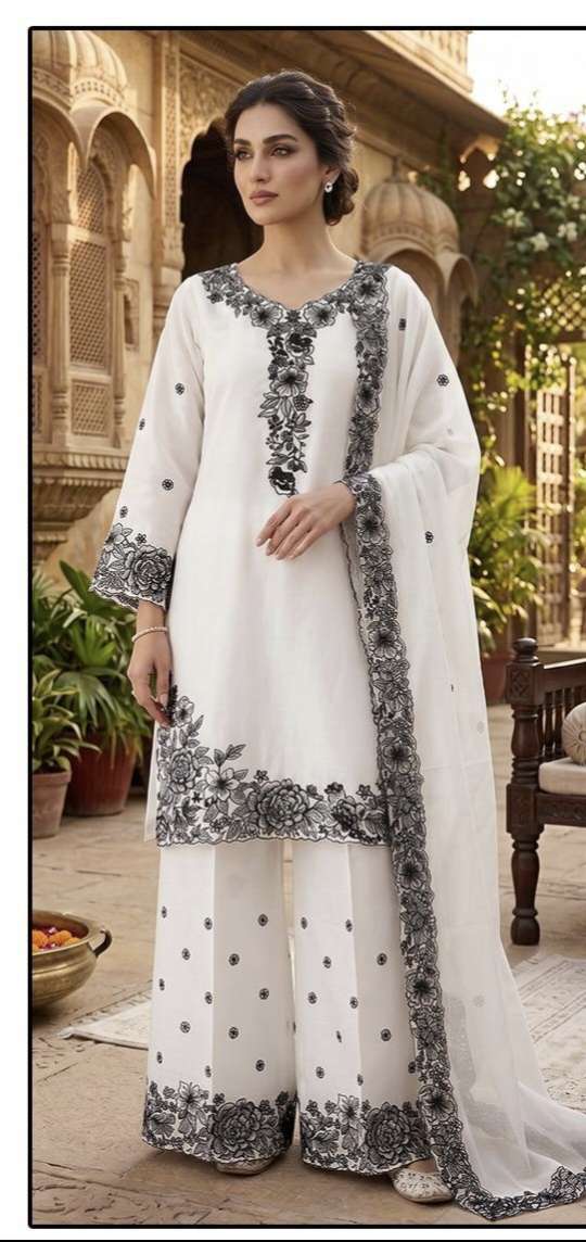 HF 638 by Hoor Tex suit collection manufacturers surat 