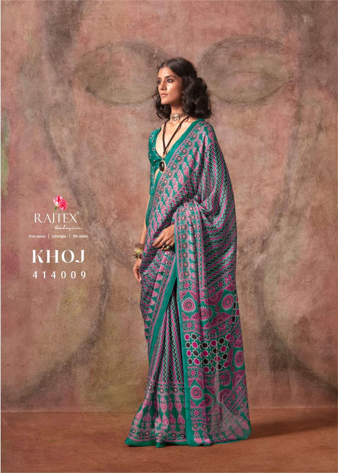 KHOJ 1 by Rajtex fabric saree Collection manufacturer surat 
