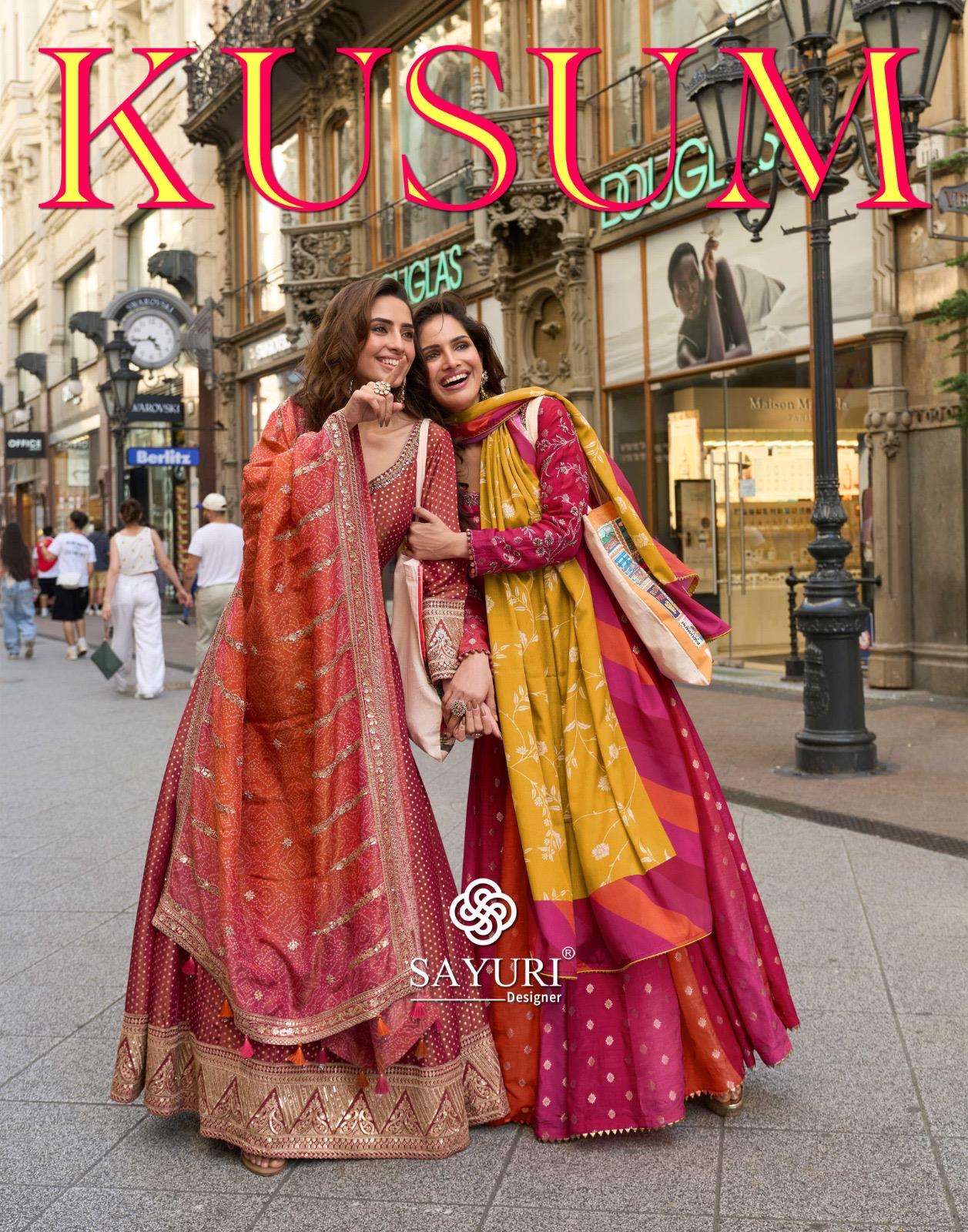 KUSUM by SAYURI DESIGNER suit collection manufacturers surat 