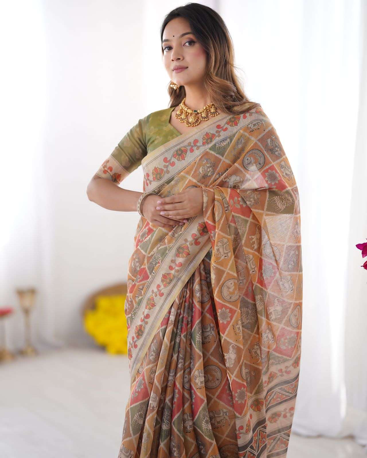LINEN 201 saree Collection manufacturer surat 