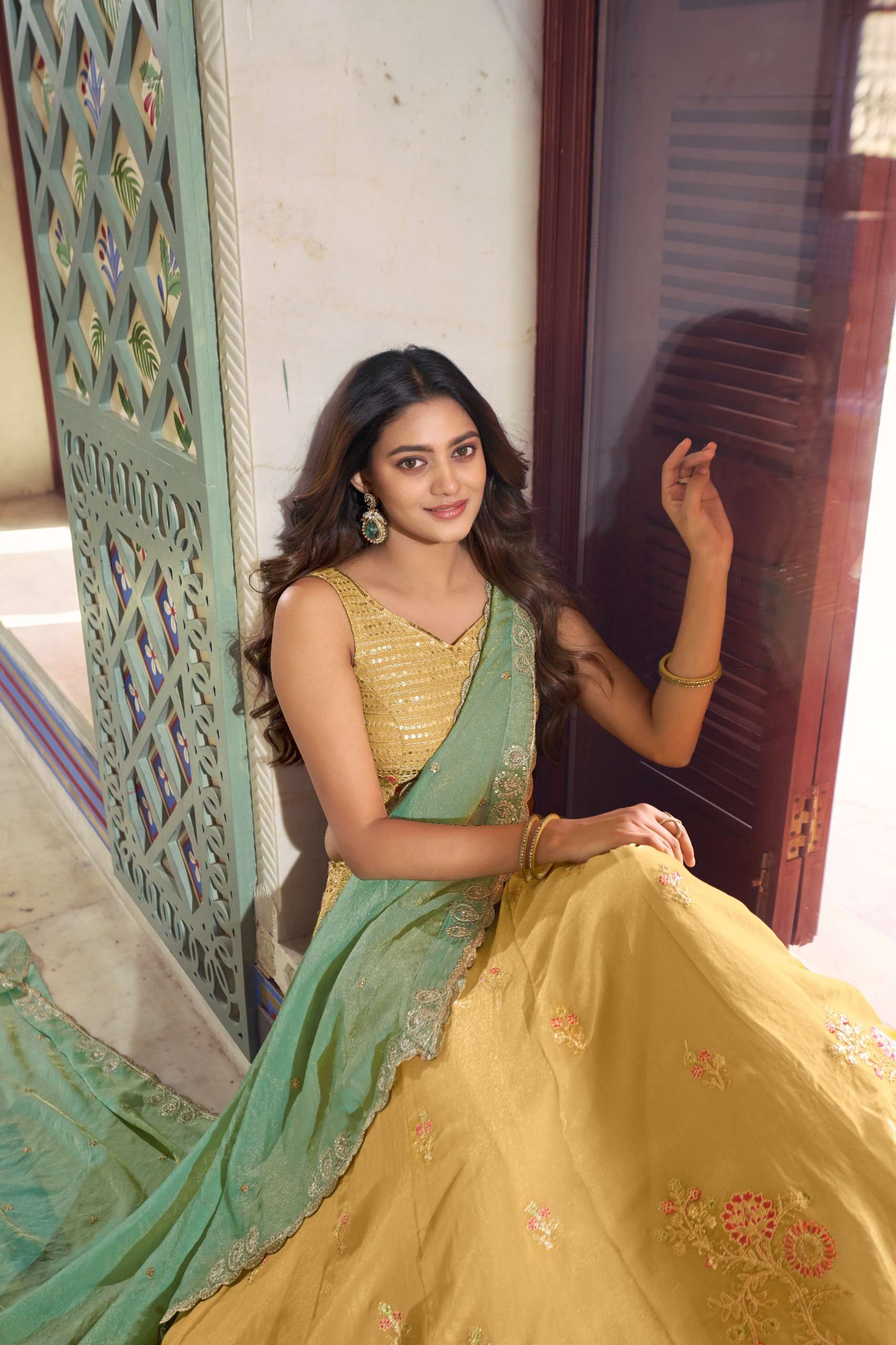 LNB1466YLW lehenga choli collection manufacturers surat 