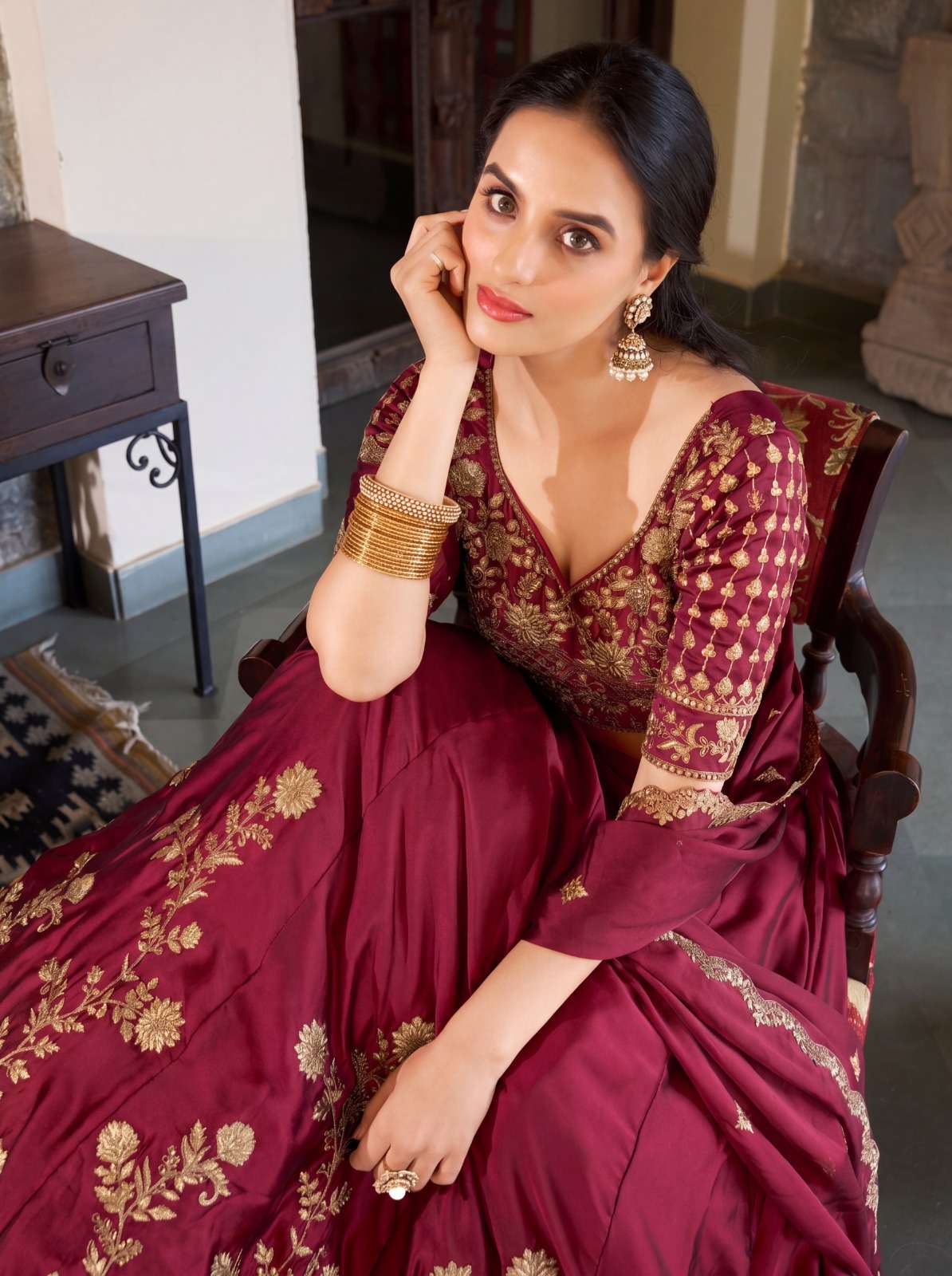 Luxury Rangoli Silk lehenga choli collection manufacturers surat 