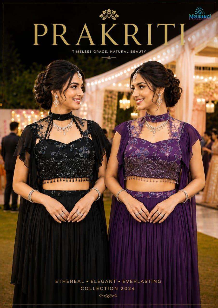 PRAKRITI by MRUDANGI lehenga choli collection manufacturers surat