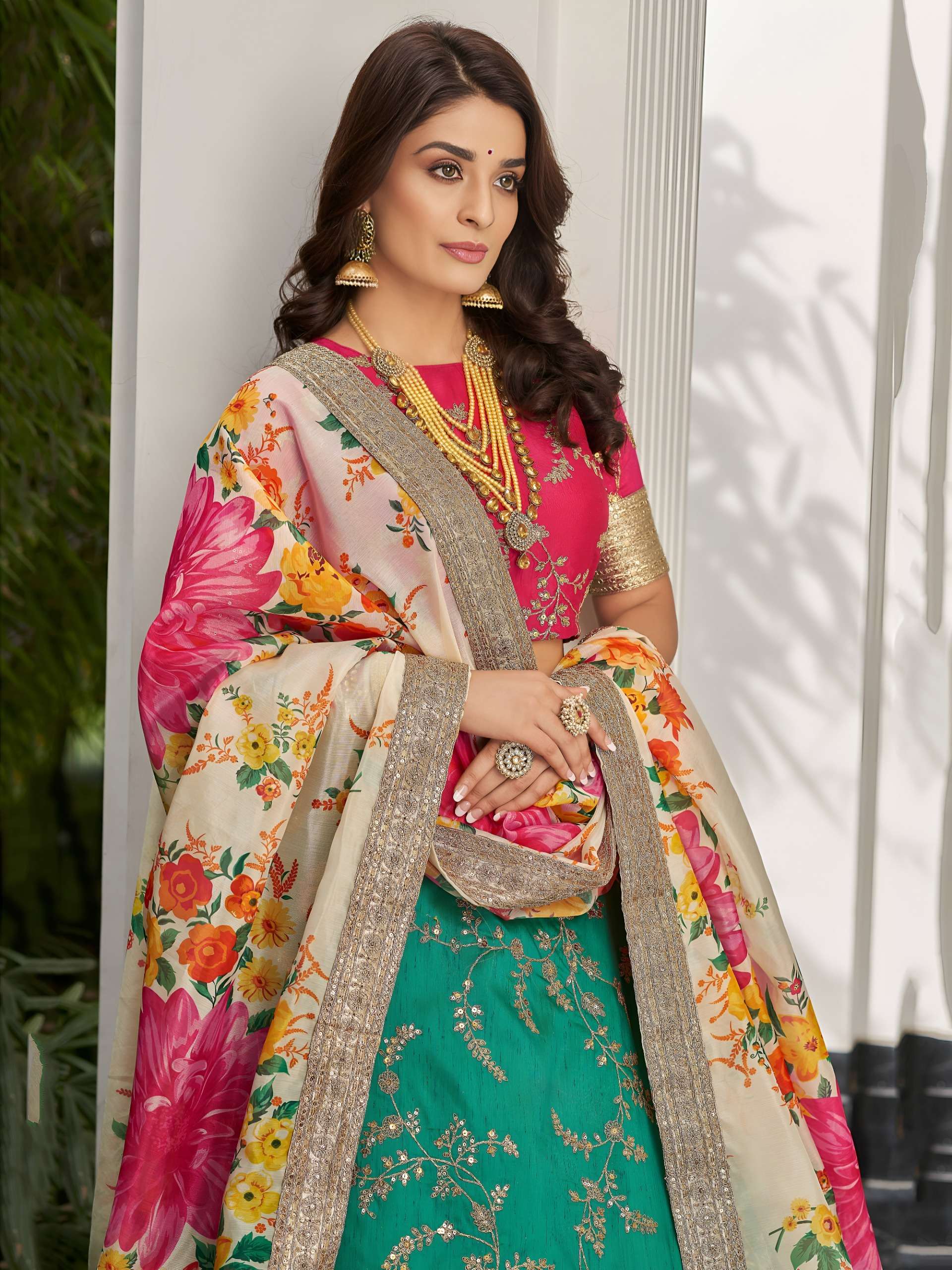 Product Code 7424 lehenga choli collection manufacturers surat 