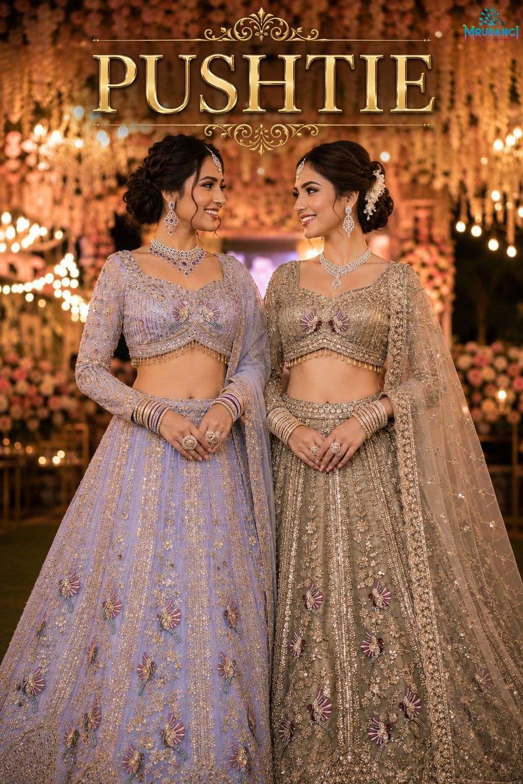 PUSHTIE by MRUDANGI lehenga choli collection manufacturers surat 