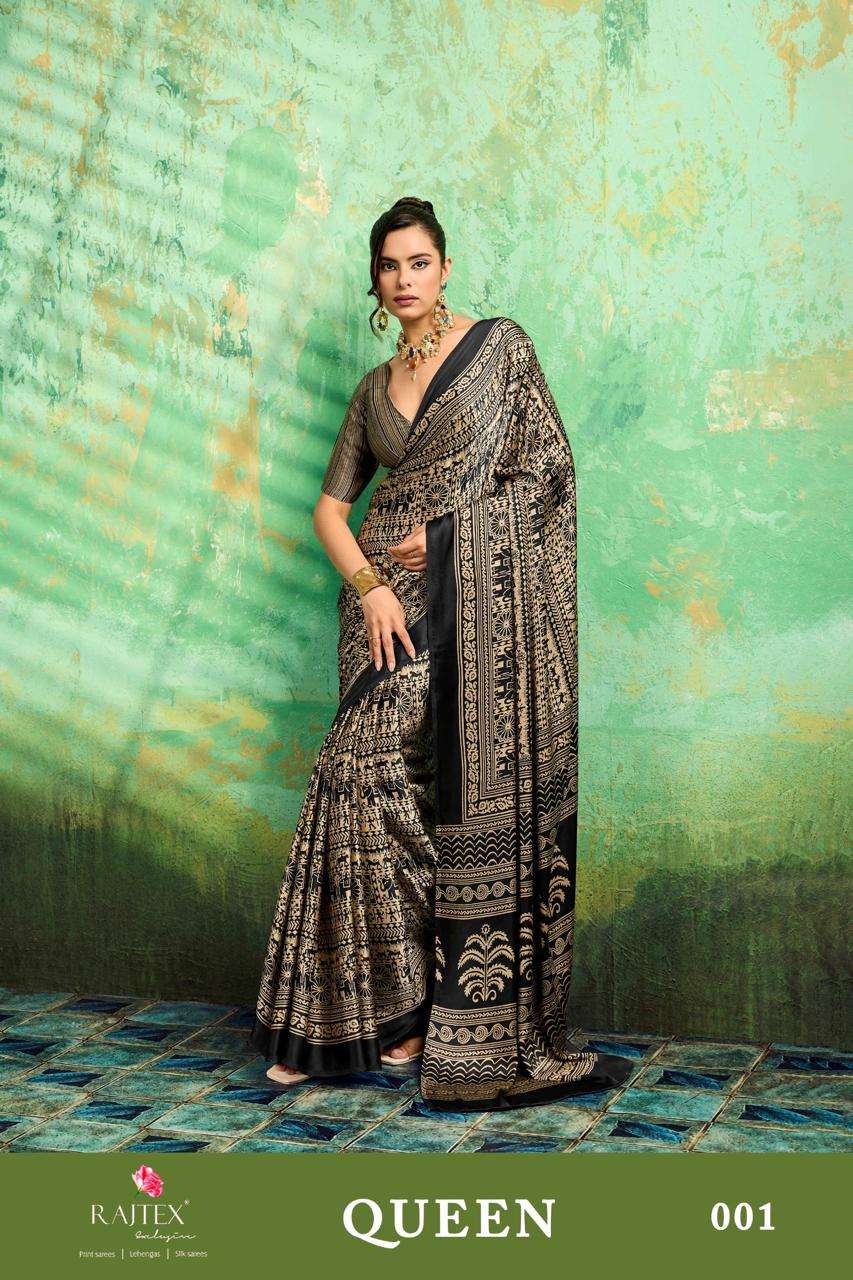 Queen by RAJTEX saree Collection manufacturer surat 