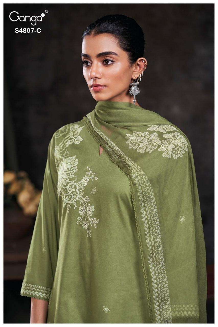 RISHVYA 4807 by GANGA  Suit collection manufacturers surat 
