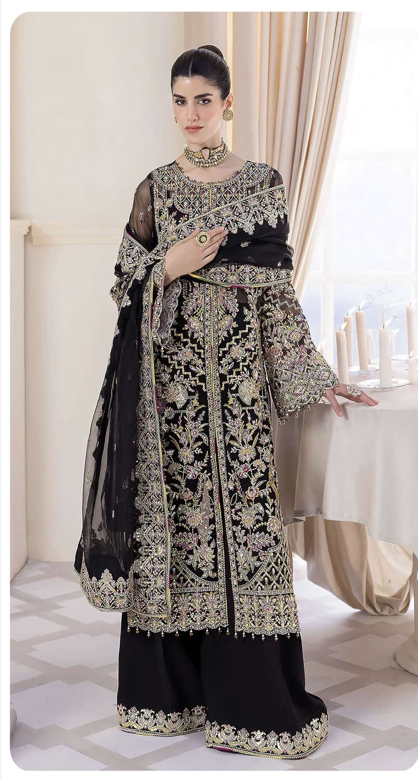 SD 1087 by SAJIDA DESIGNER SUIT collection manufacturers surat 