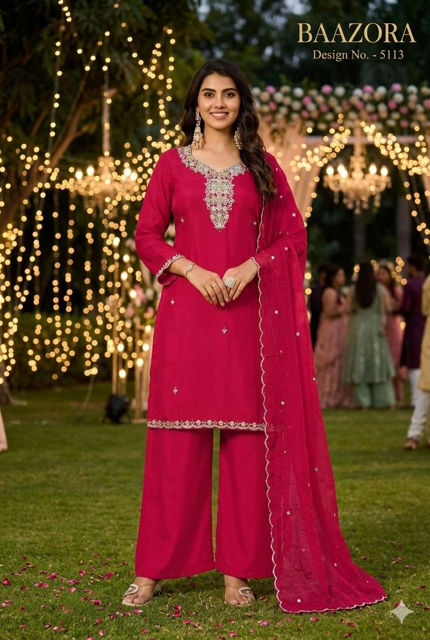 SHORT KURTI WITH WIDE PANT  DUPATTA collection manufacturers surat 