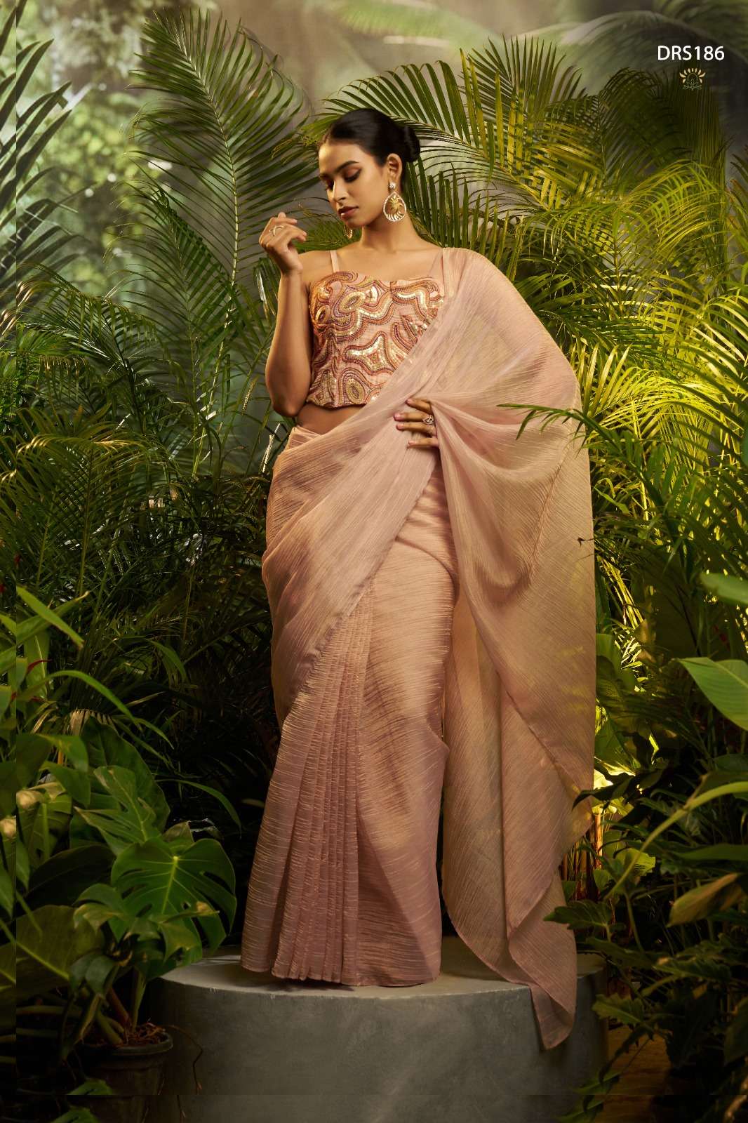 SKU DRS185 DRS186 DRS187 DRS188 saree Collection manufacturer surat 