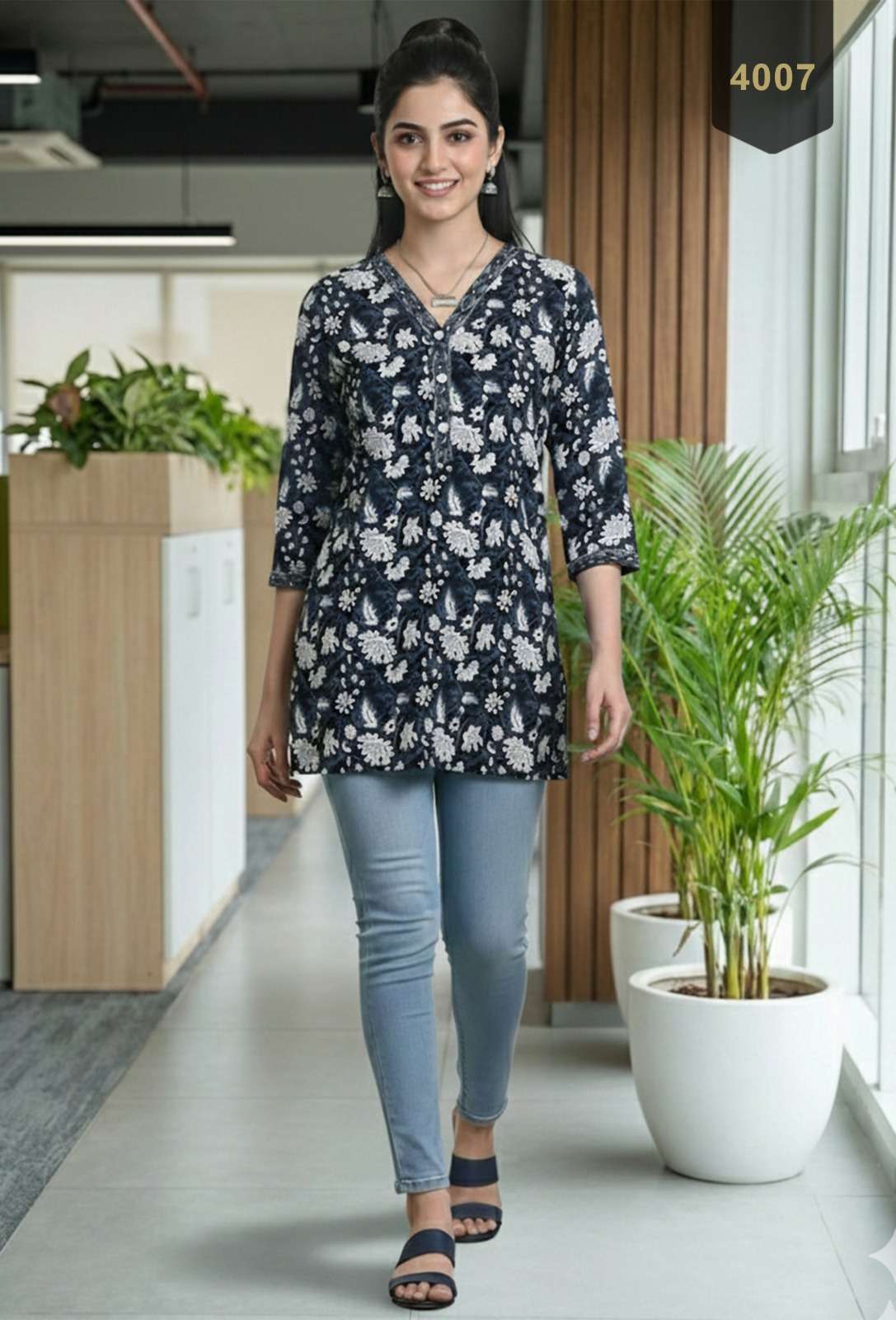 Tunics A by Rajnandini kurti collection manufacturers surat 