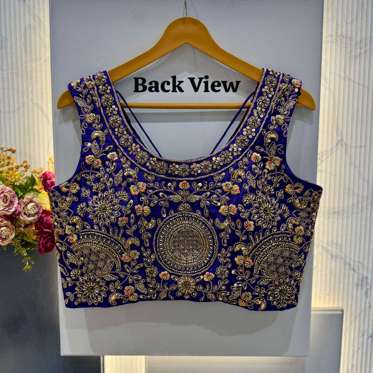 V NECK PATTERN BLOUSE Collection manufacturers surat 