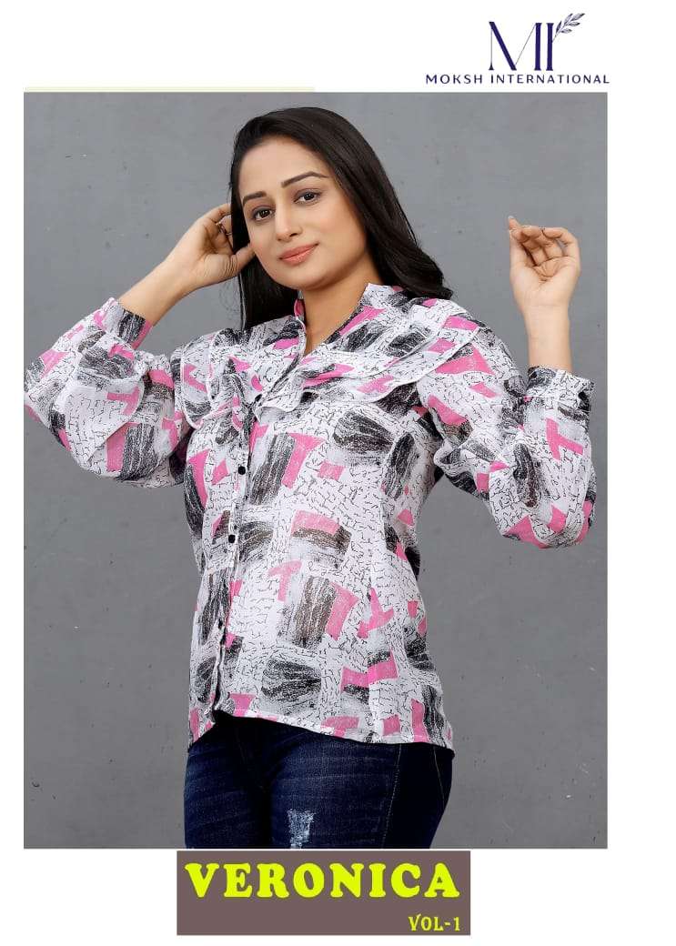 Veronica Vol 1 by Moksh International top pant collection manufacturers surat 