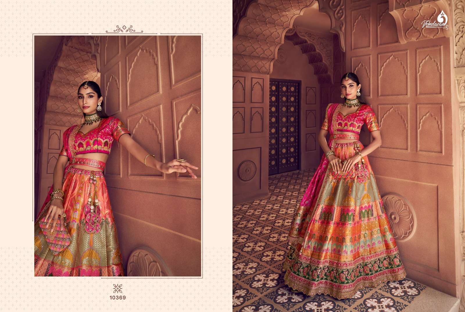 Vrindavan Vol 69 SERIES 10366 TO 10370 By Royal lehenga choli collection manufacturers surat 