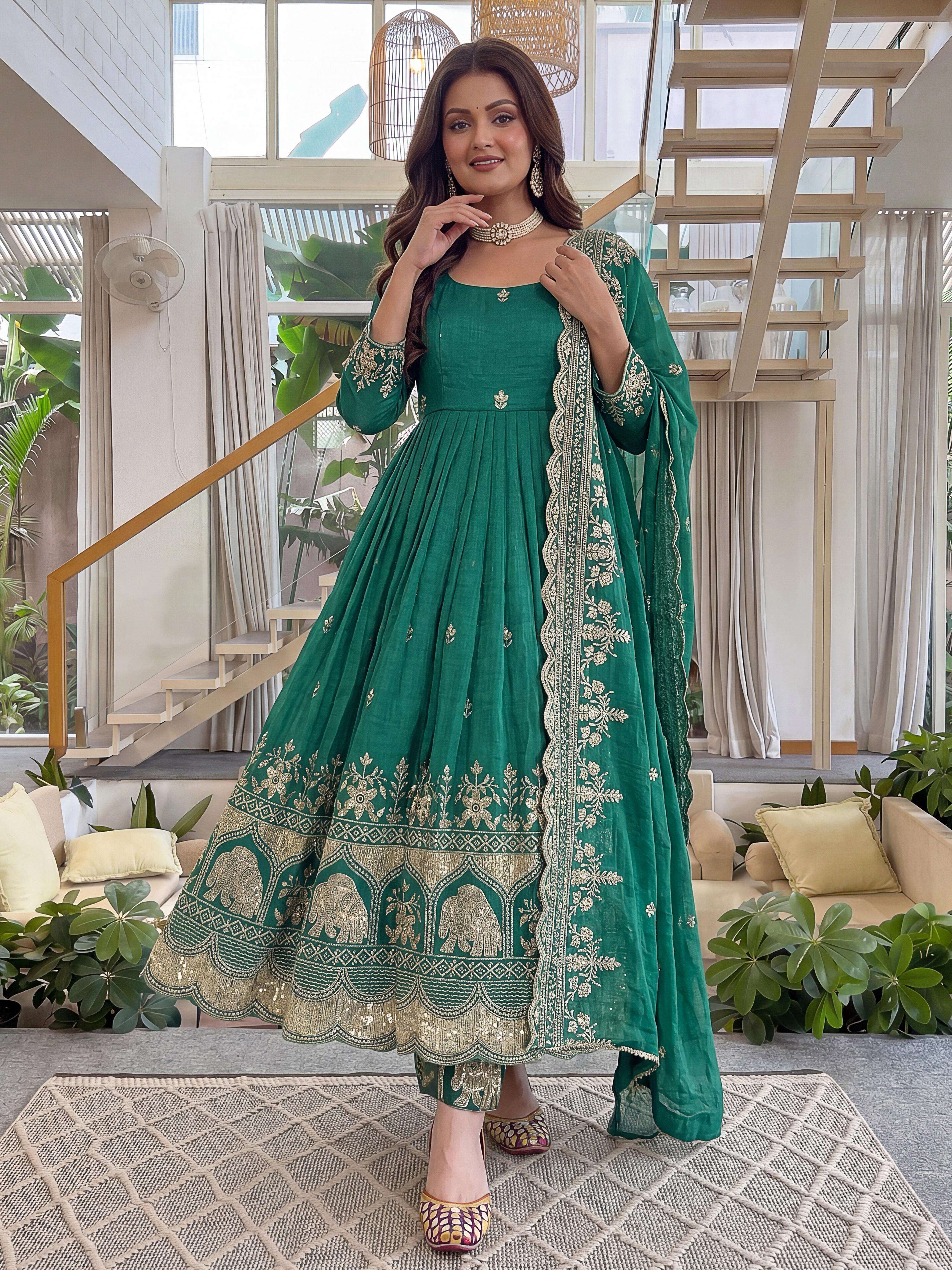 ZARIVAAH ON 5175 Anarkali Goun Set Collection manufacturer surat 