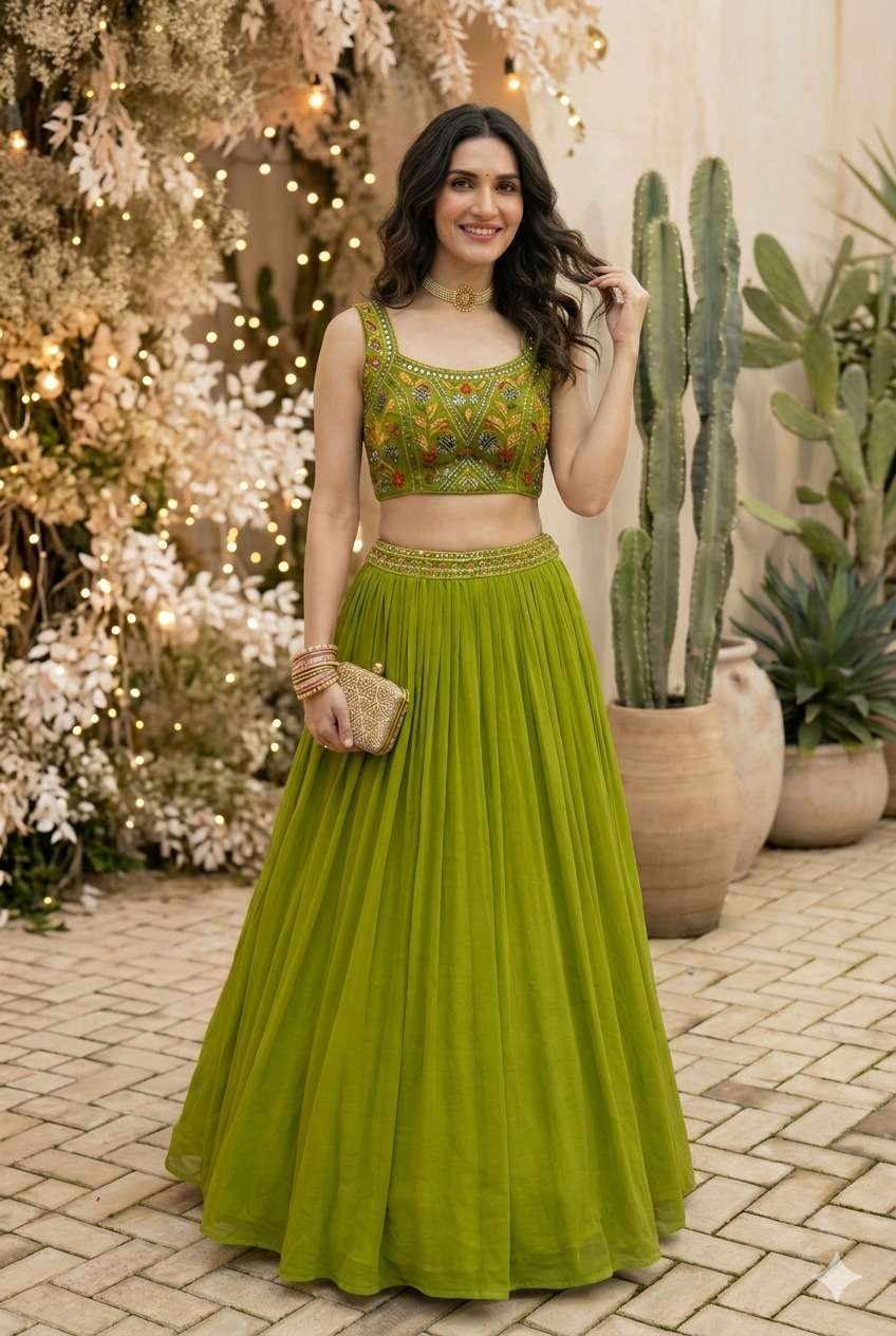 2 Beautiful Readymade Lehenga collection manufacturers surat 