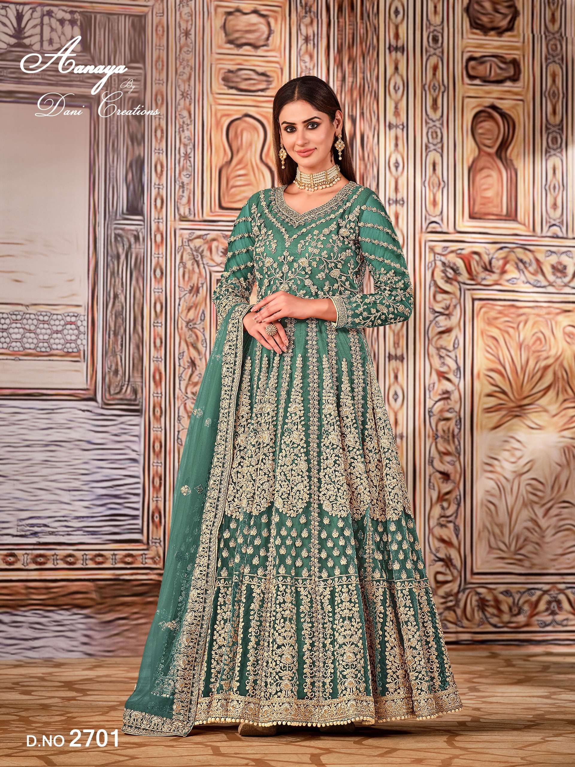 AANAYA VOL 127 by Dani creation gown collection manufacturers surat 