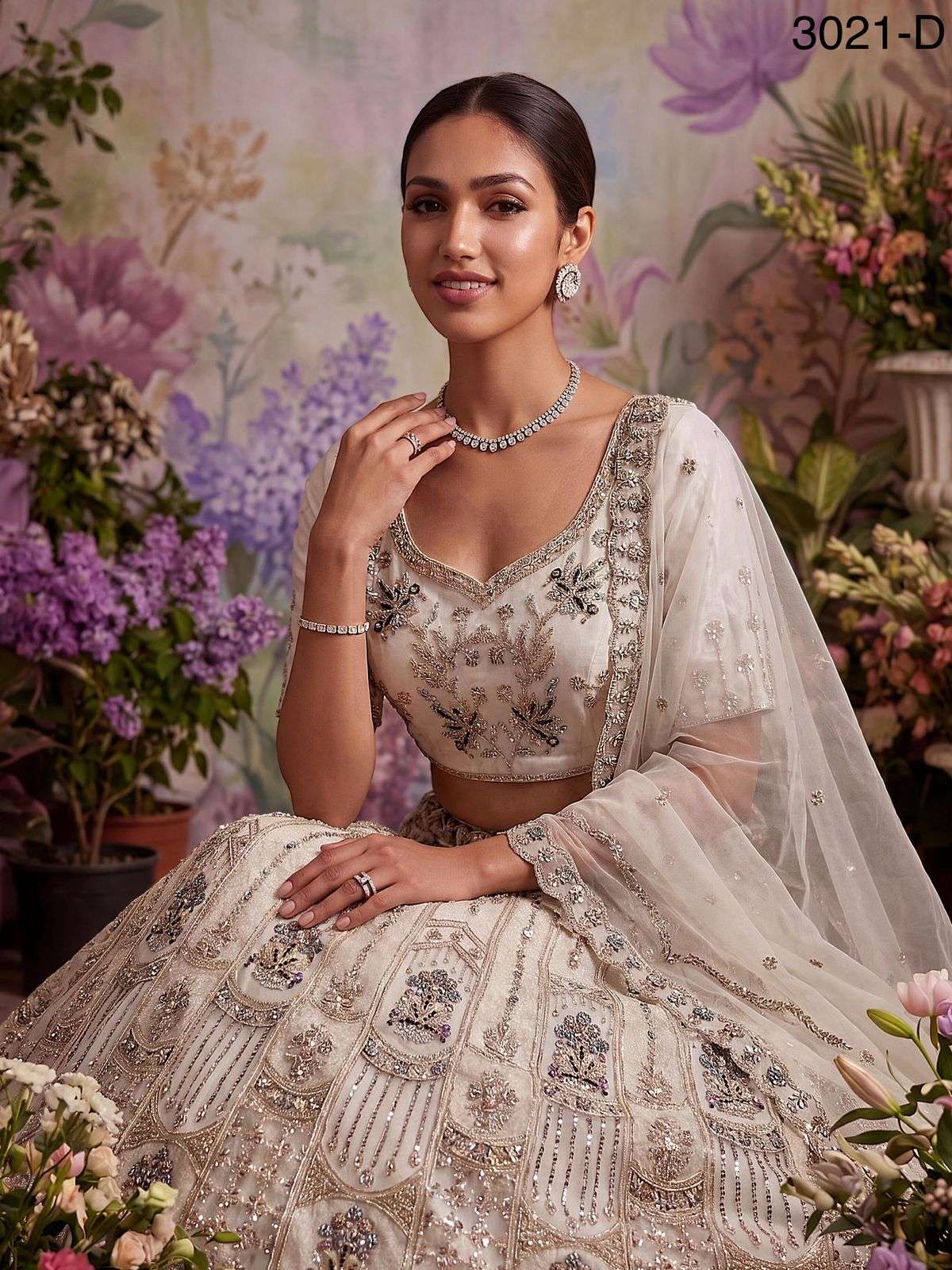 Code 3021 Partywear Lehenga Choli collection manufacturers surat 