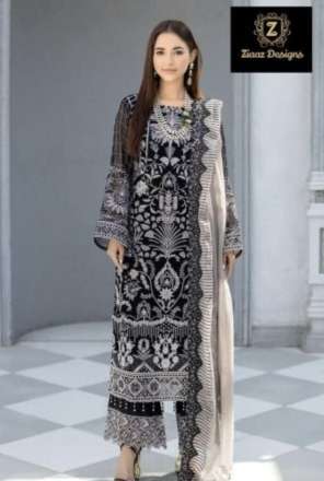 code 863 A by Ziaaz Design suit collection manufacturers surat 