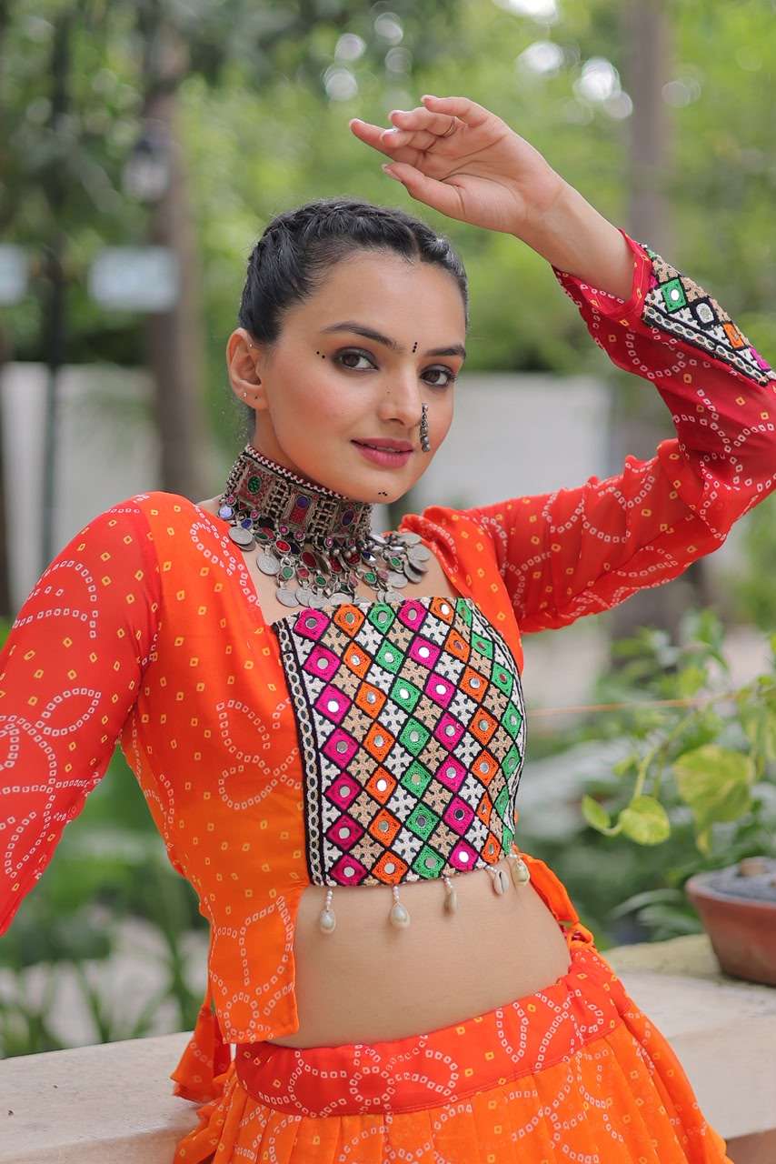 Code KA 5049 NAVRATRI LEHENGA CHOLI collection manufacturers surat 