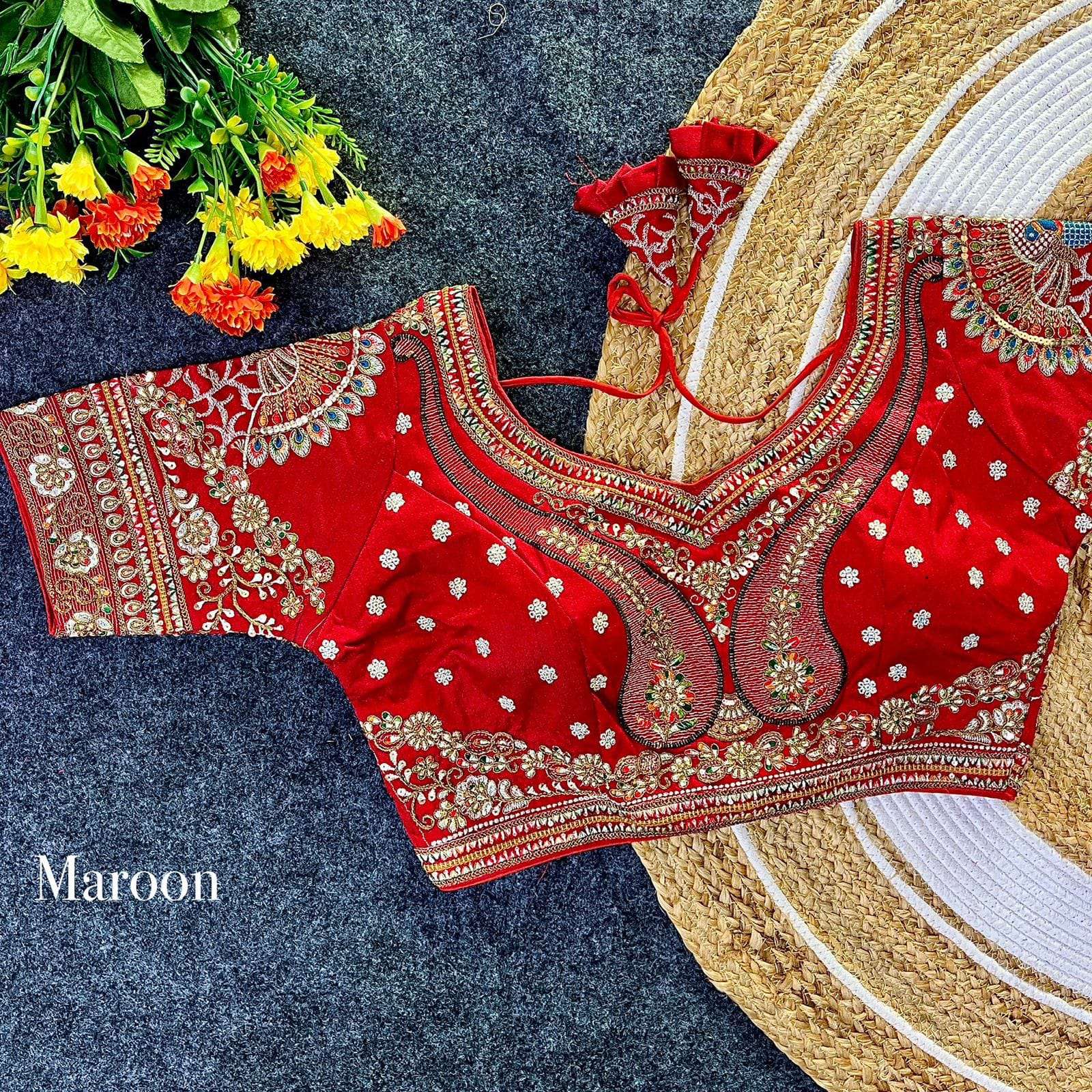 Design ITALIAN MOR DP 2 blouse collection manufacturers surat 