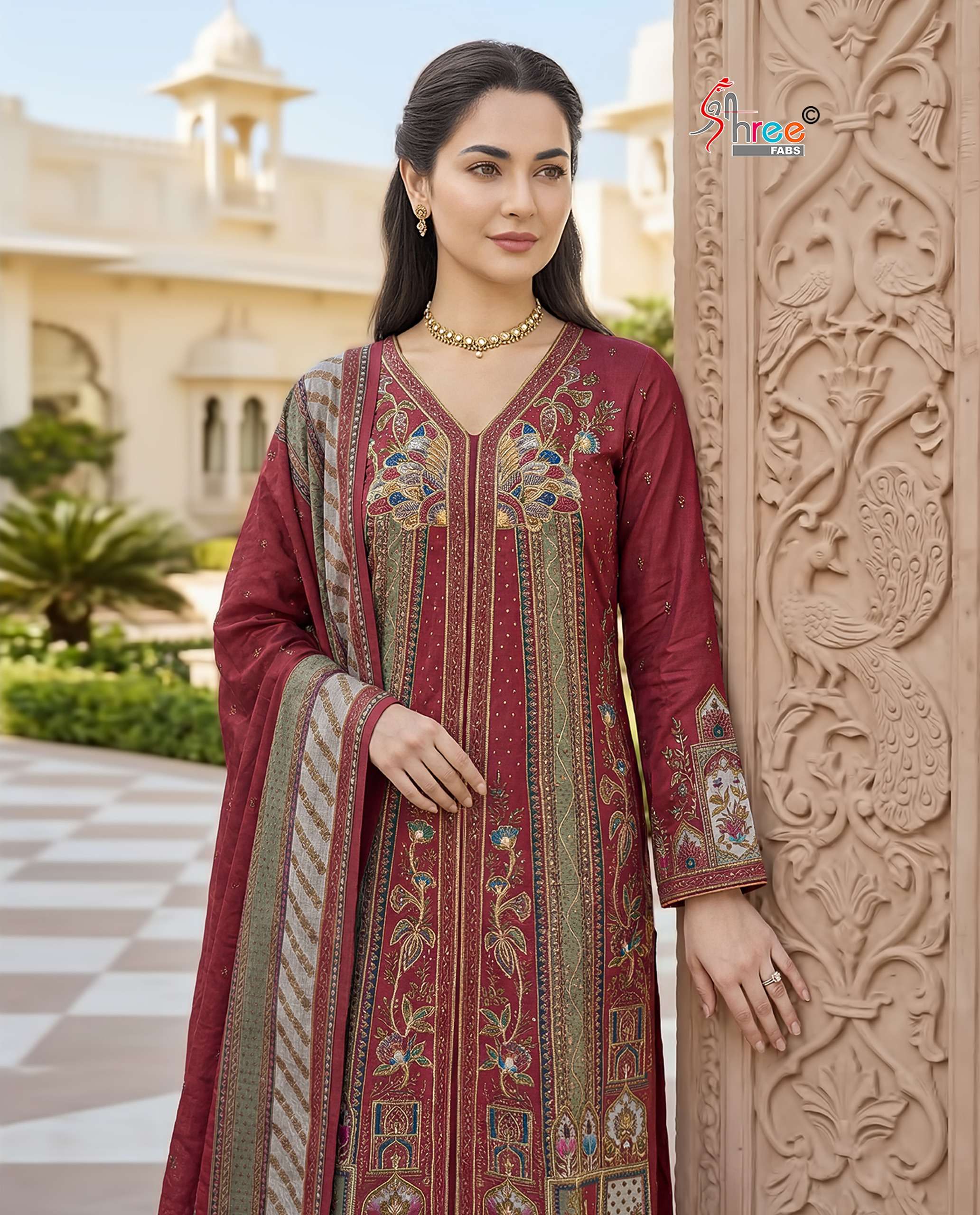 DESIGN NO KT 366 by shree fab suit collection manufacturers surat 