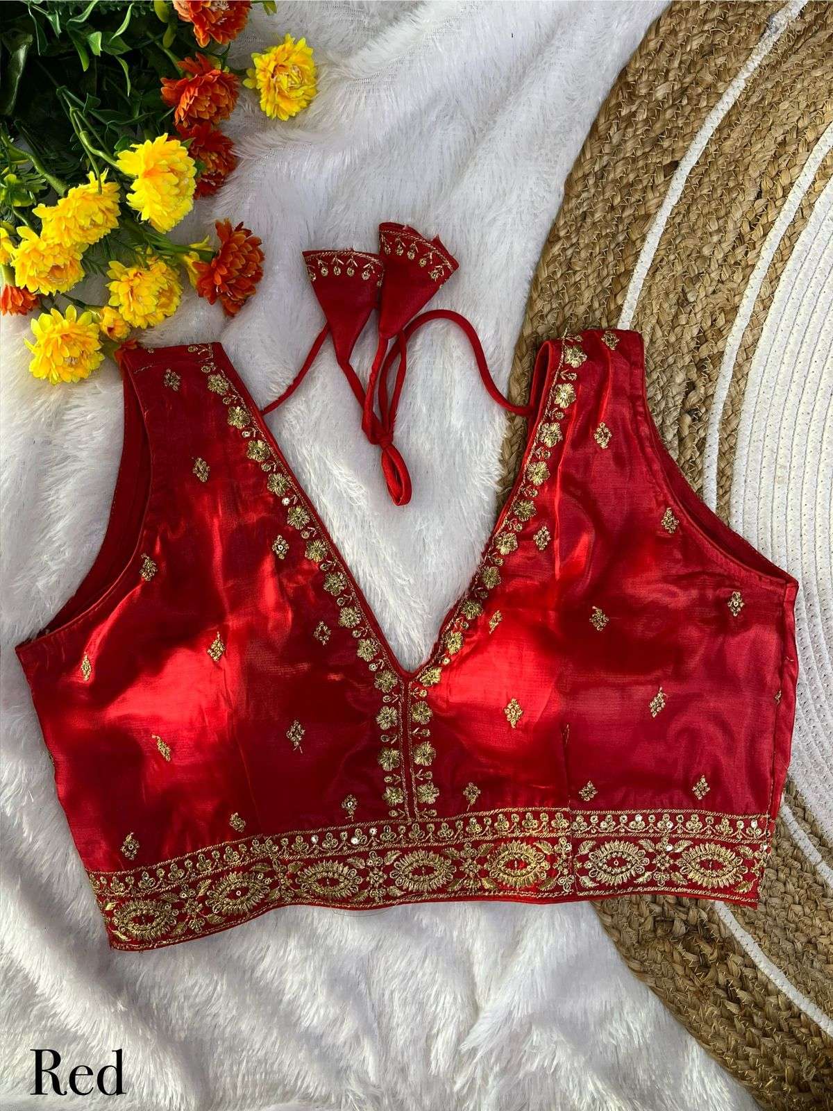 Design ZC CARRY PATTA blouse collection manufacturers surat 